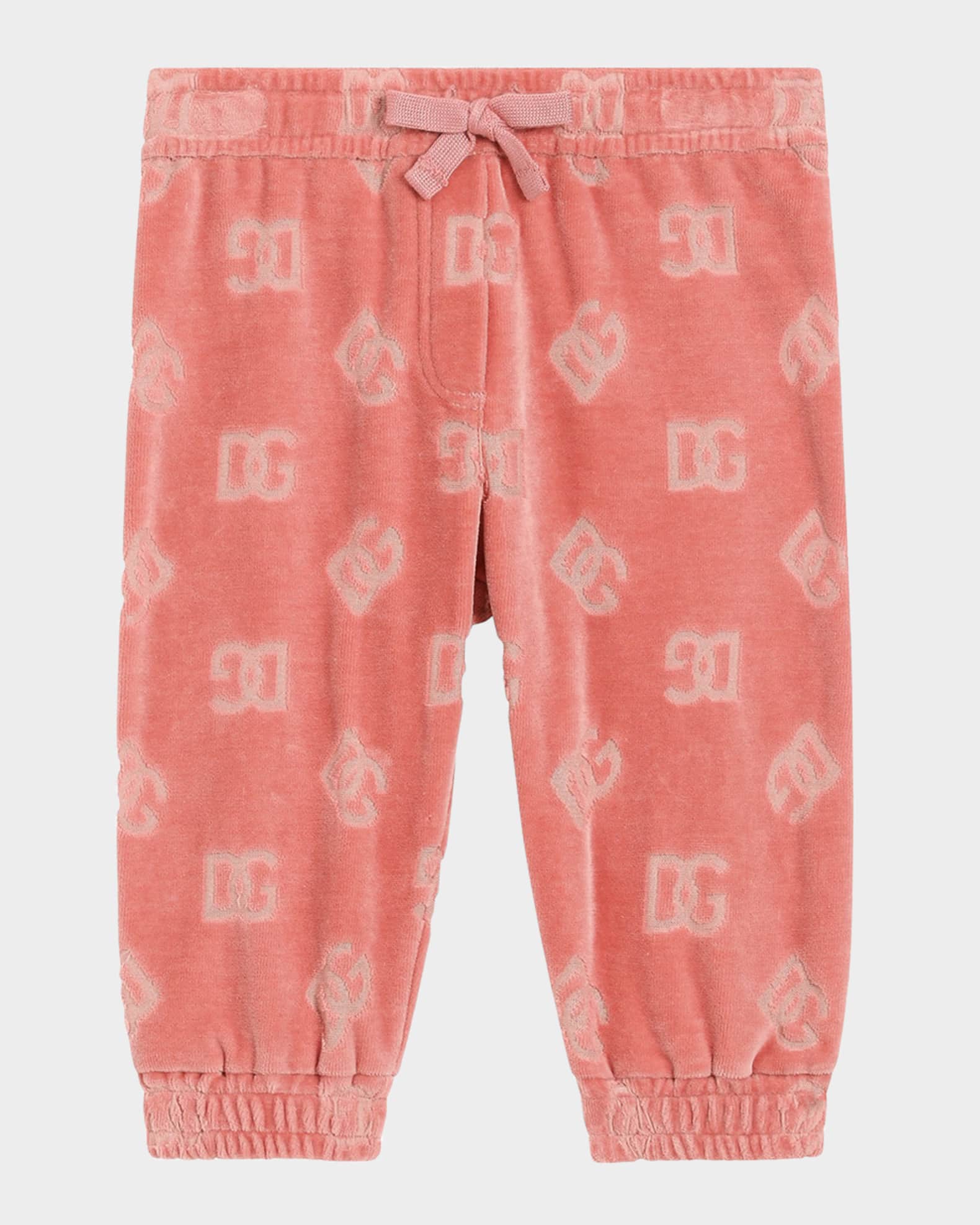 Girl's Interlocked Logo-Print Sweatpants, Size 12M-30M 0