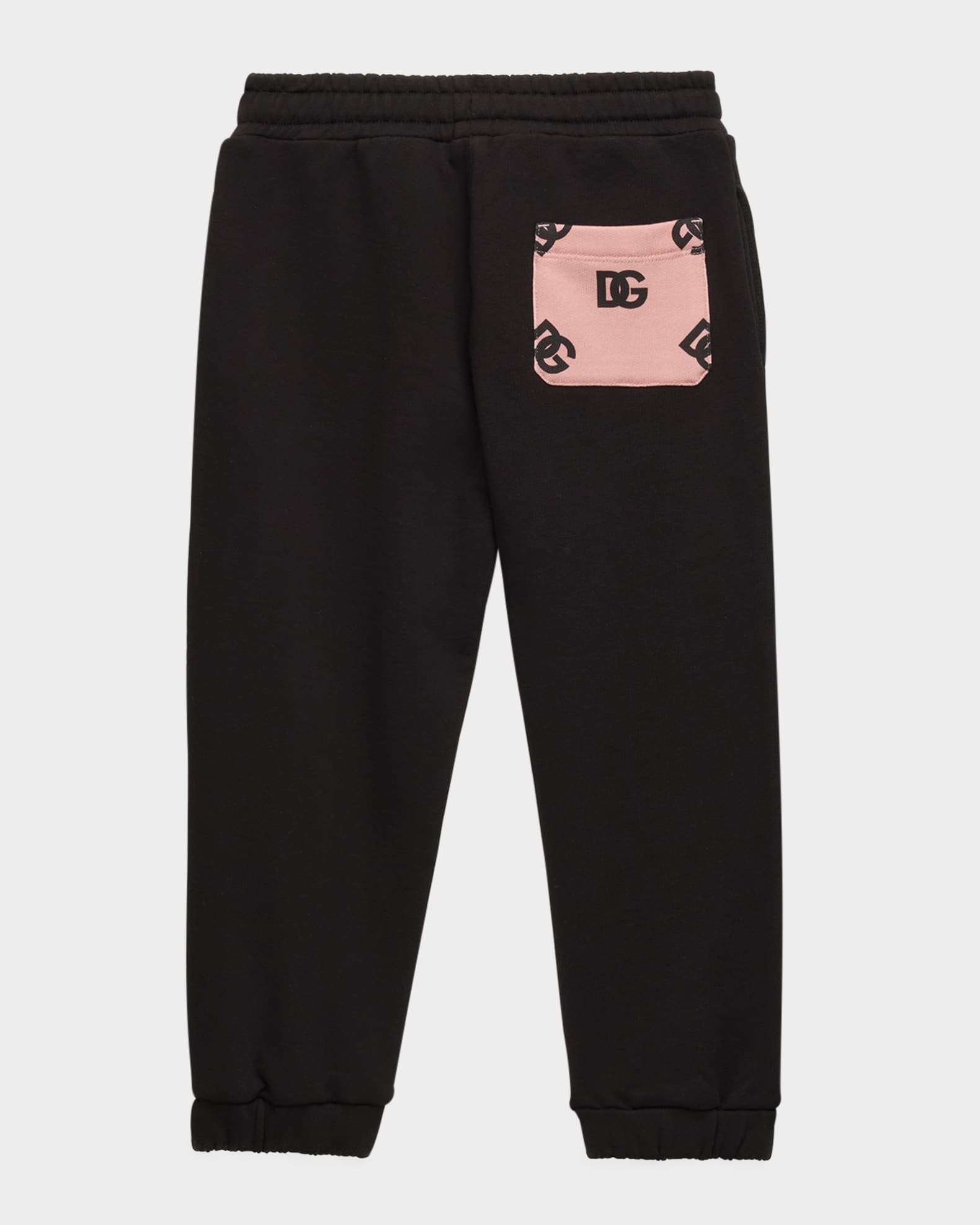 Boy's Jersey Sweatpants W/ Interlocked Logo 1