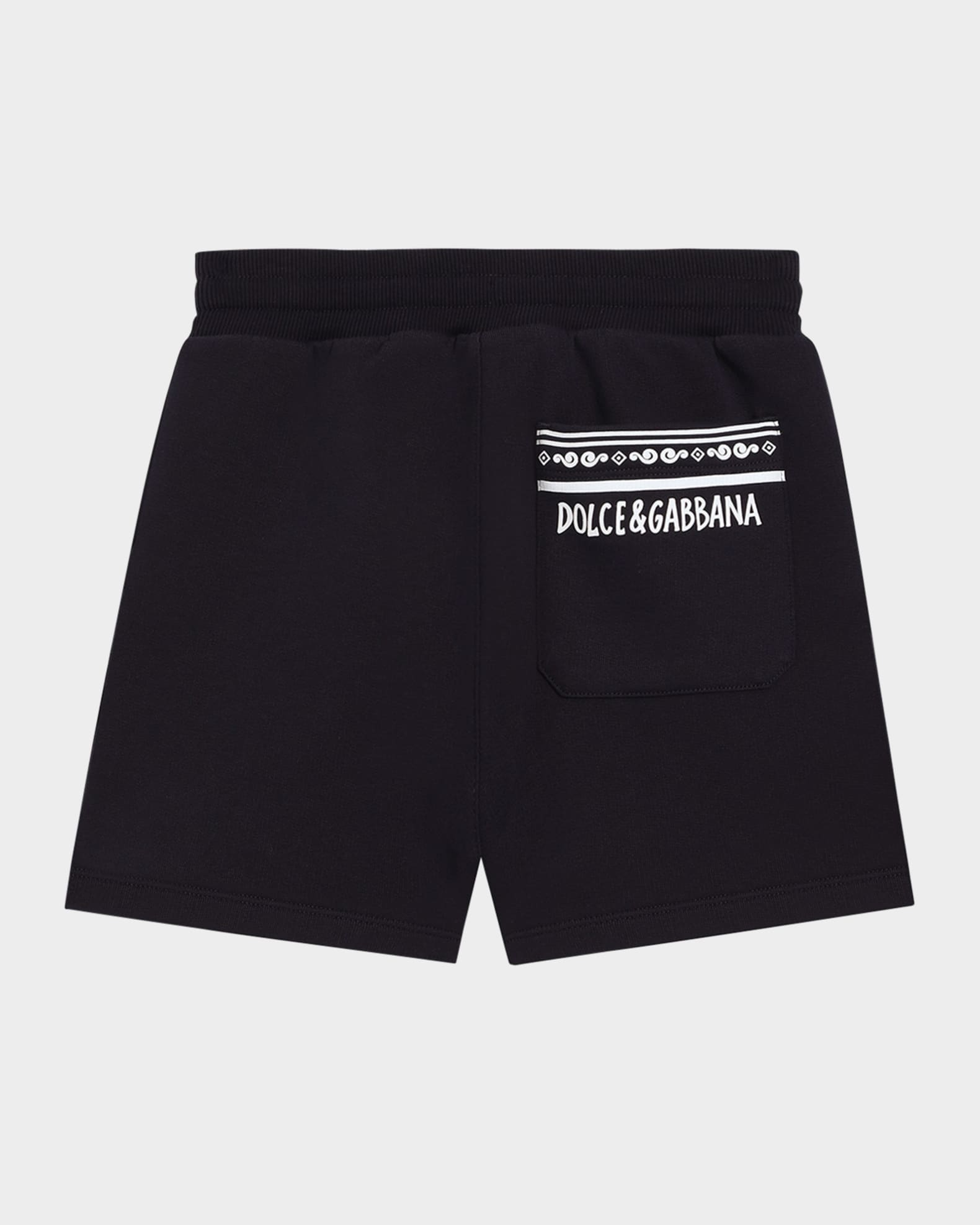 Boy's Jersey Jogger Shorts W/ Rubber DG Logo 1