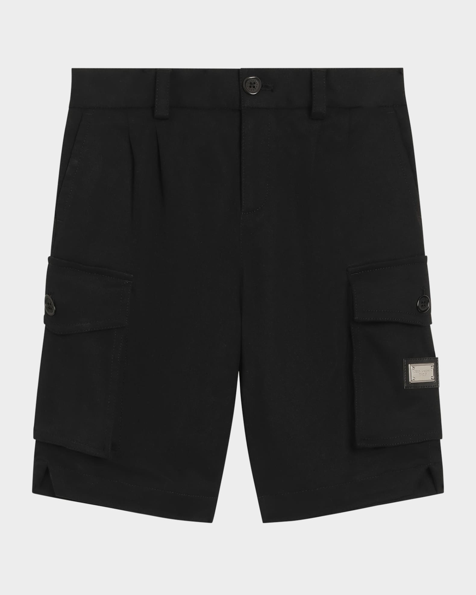 Boy's Branded Bermuda Cargo Shorts 0