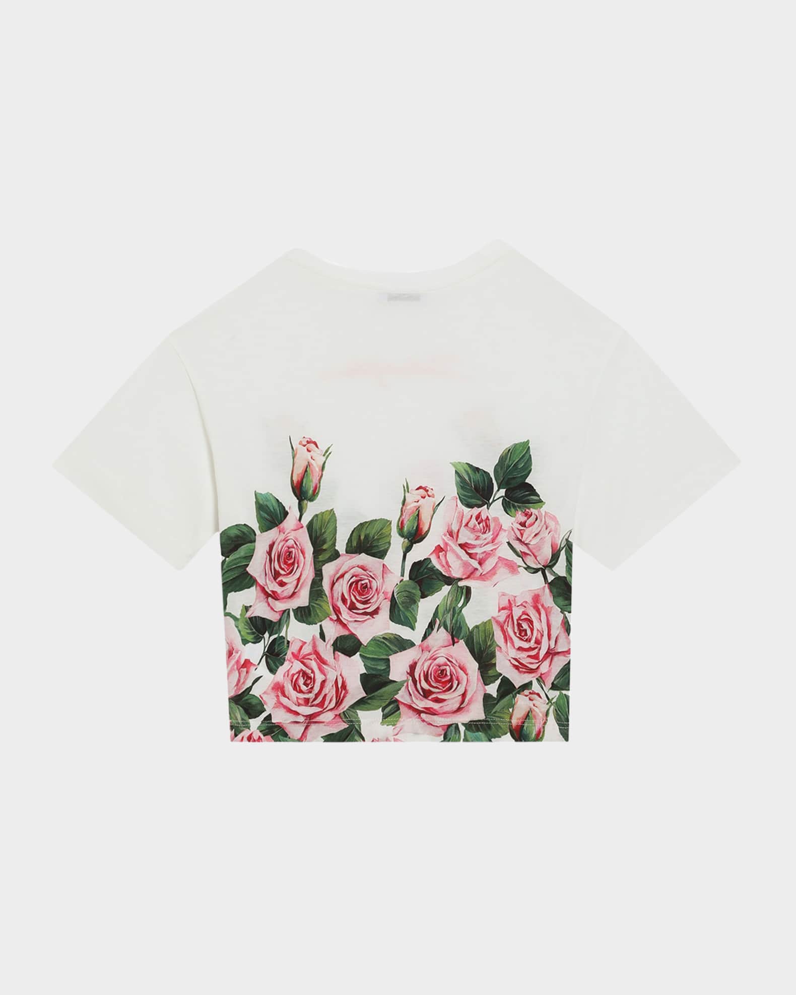 Girl's Logo-Print Rose Graphic T-Shirt 1