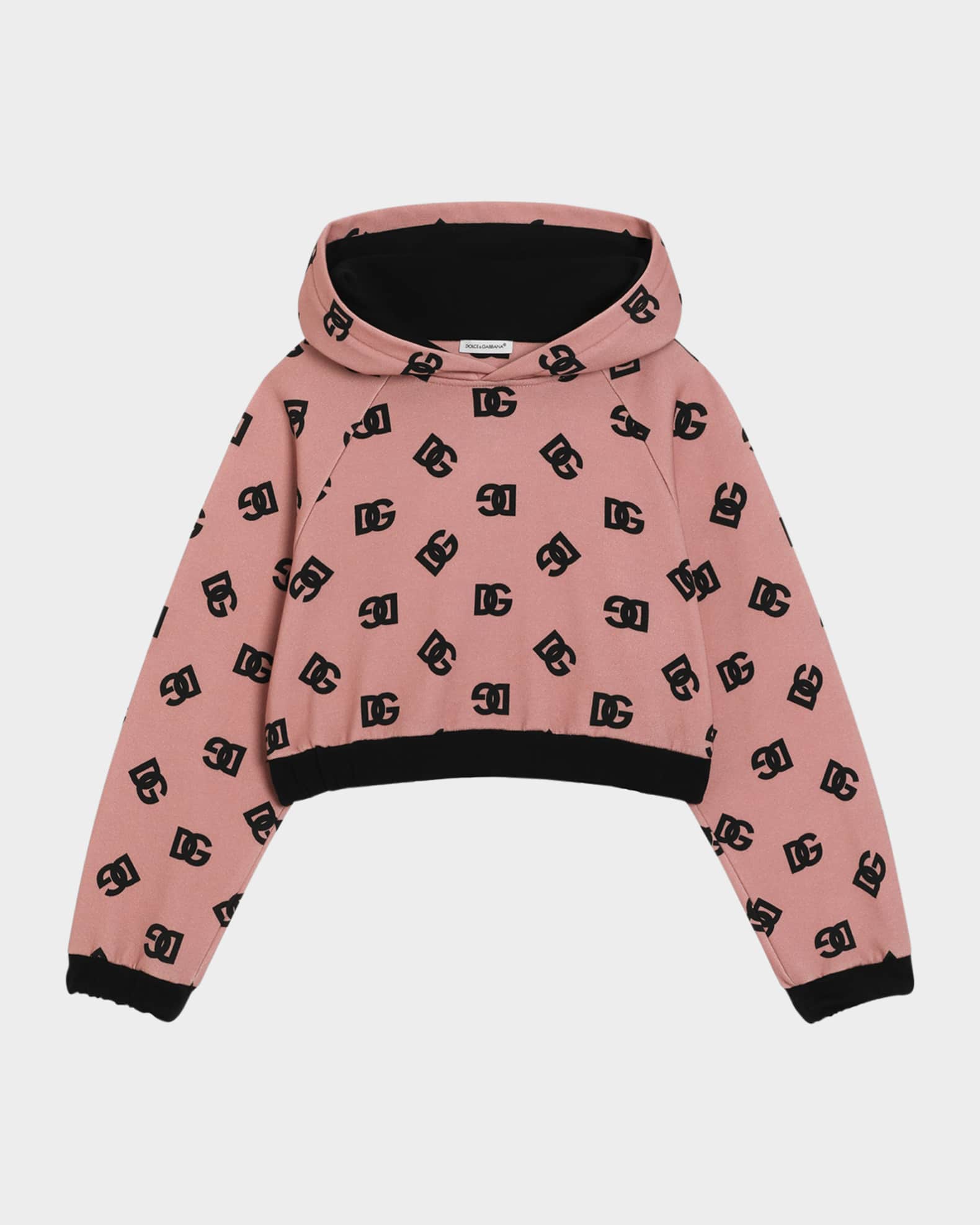 Girl's DG Logo-Print Hoodie 0