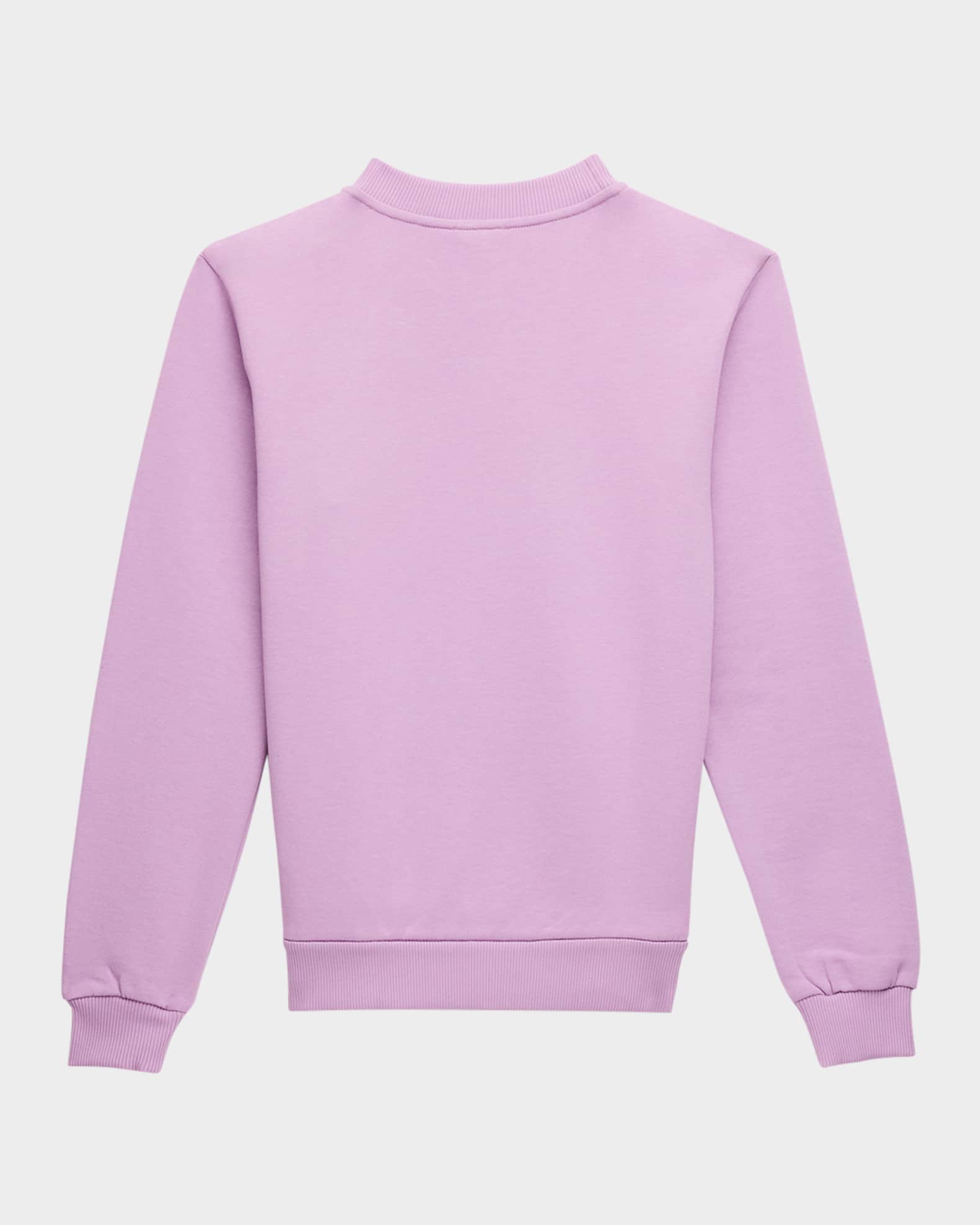 Girl's Rubber Logo Patch Sweatshirt 1