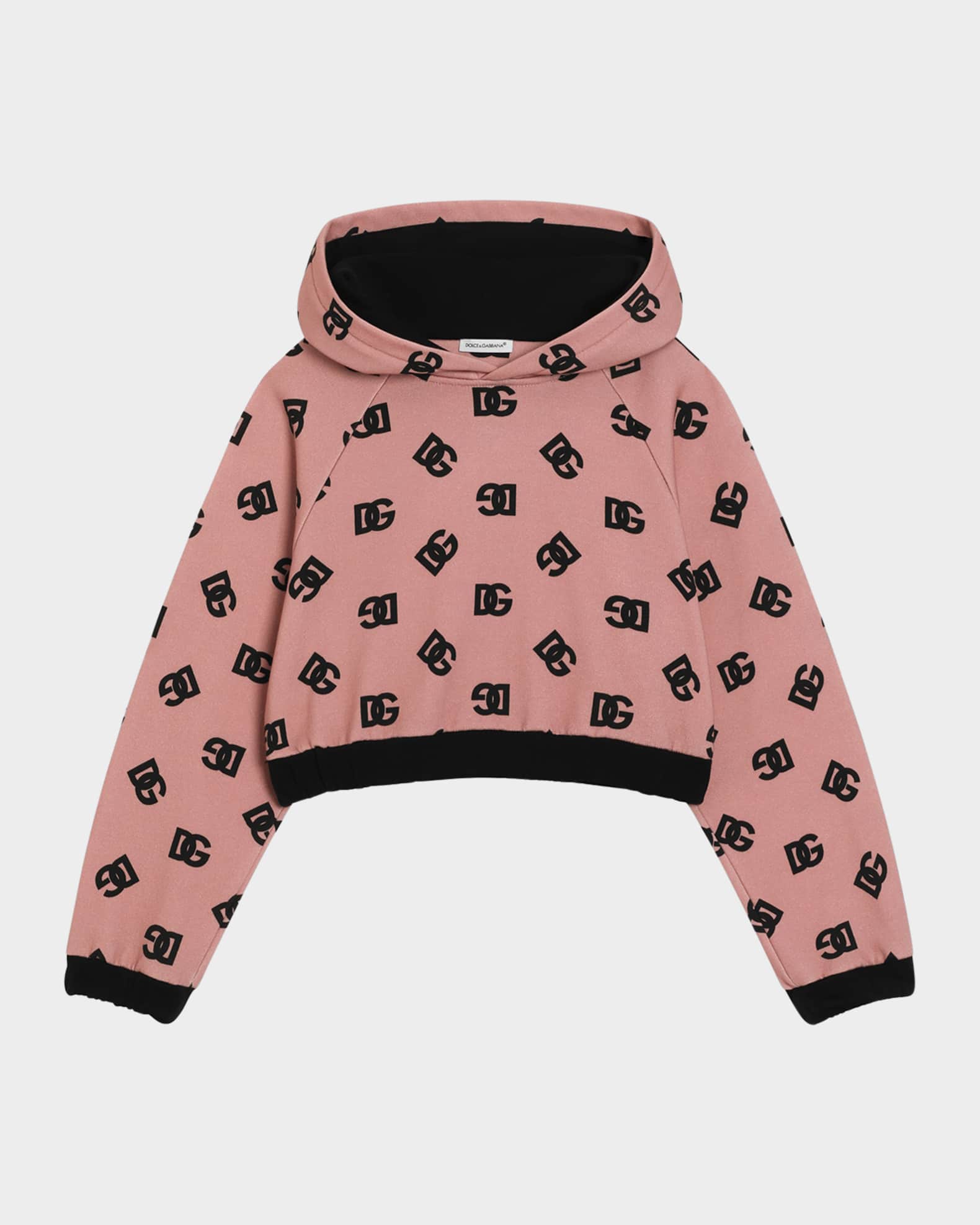 Girl's DG Logo-Print Hoodie 0