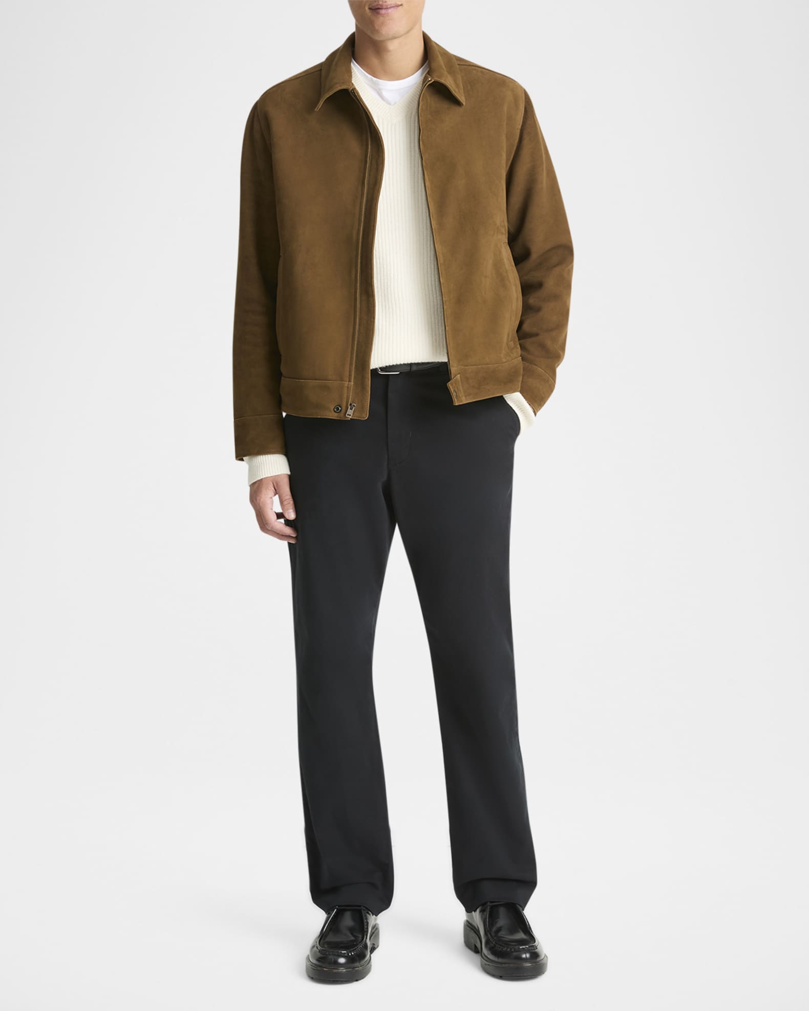 Men's Suede Short Jacket 1