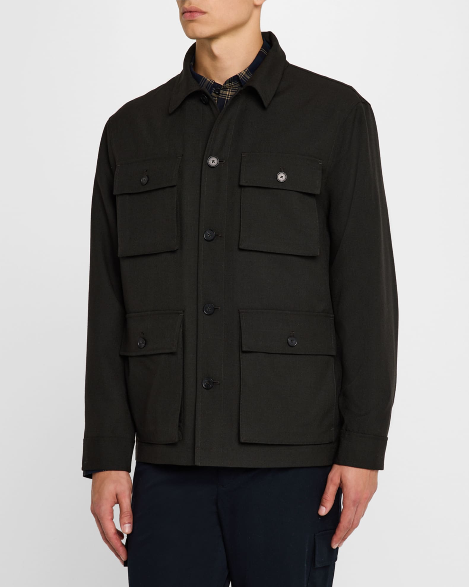 ジャケット・アウター vintage tropical wool jacket Vince Men's Tropical Wool Field Jacket | Neiman Marcus