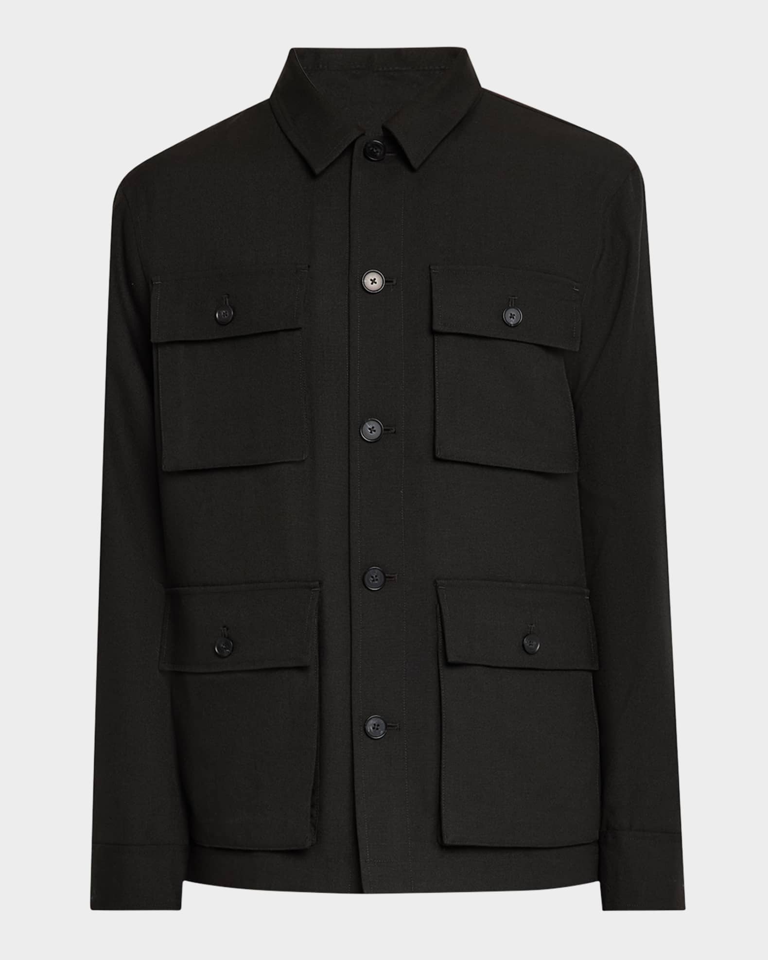 Men's Tropical Wool Field Jacket 0