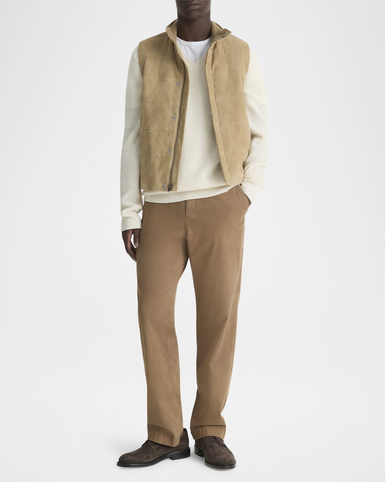 Men's Suede Vest 1