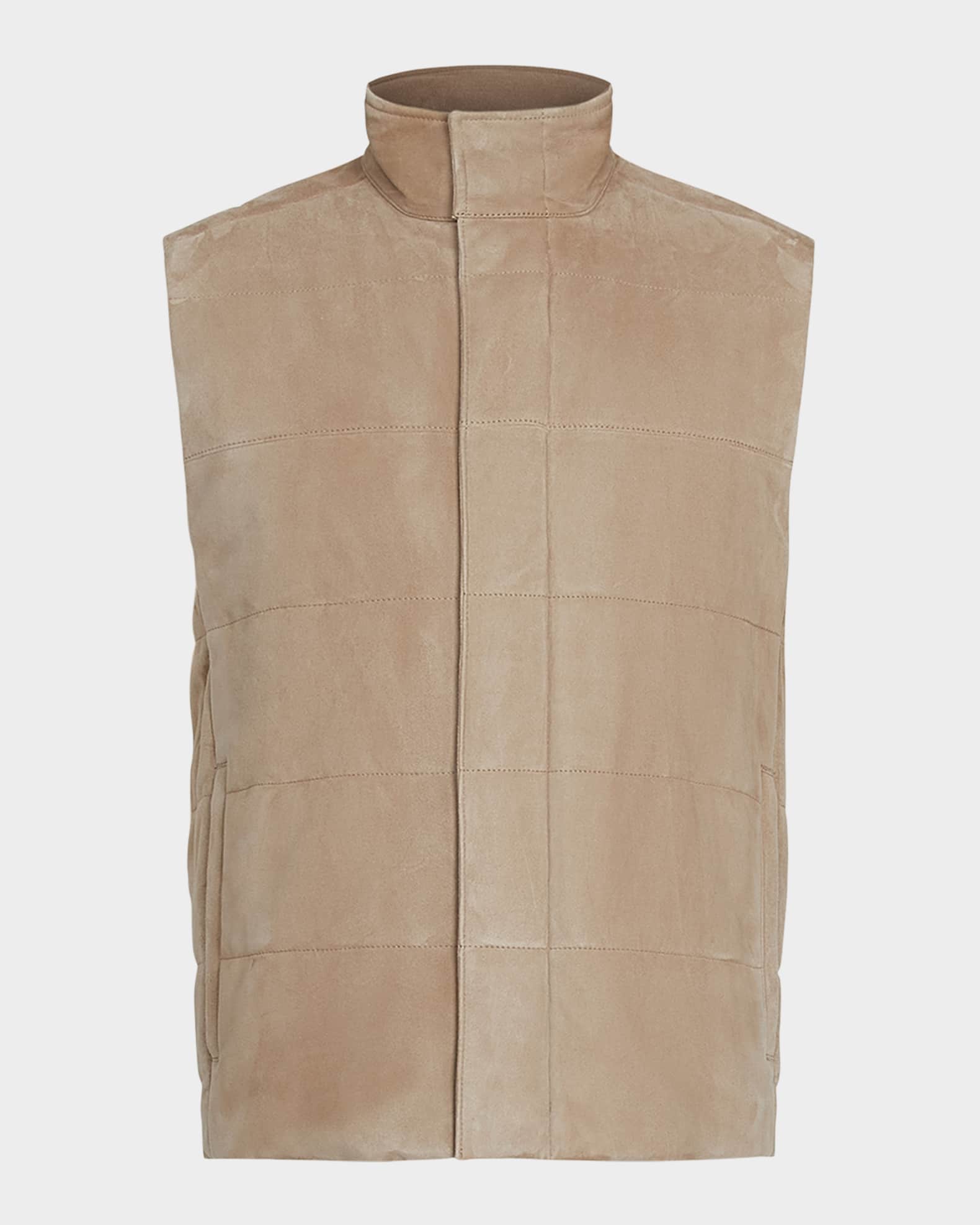 Men's Suede Vest 0