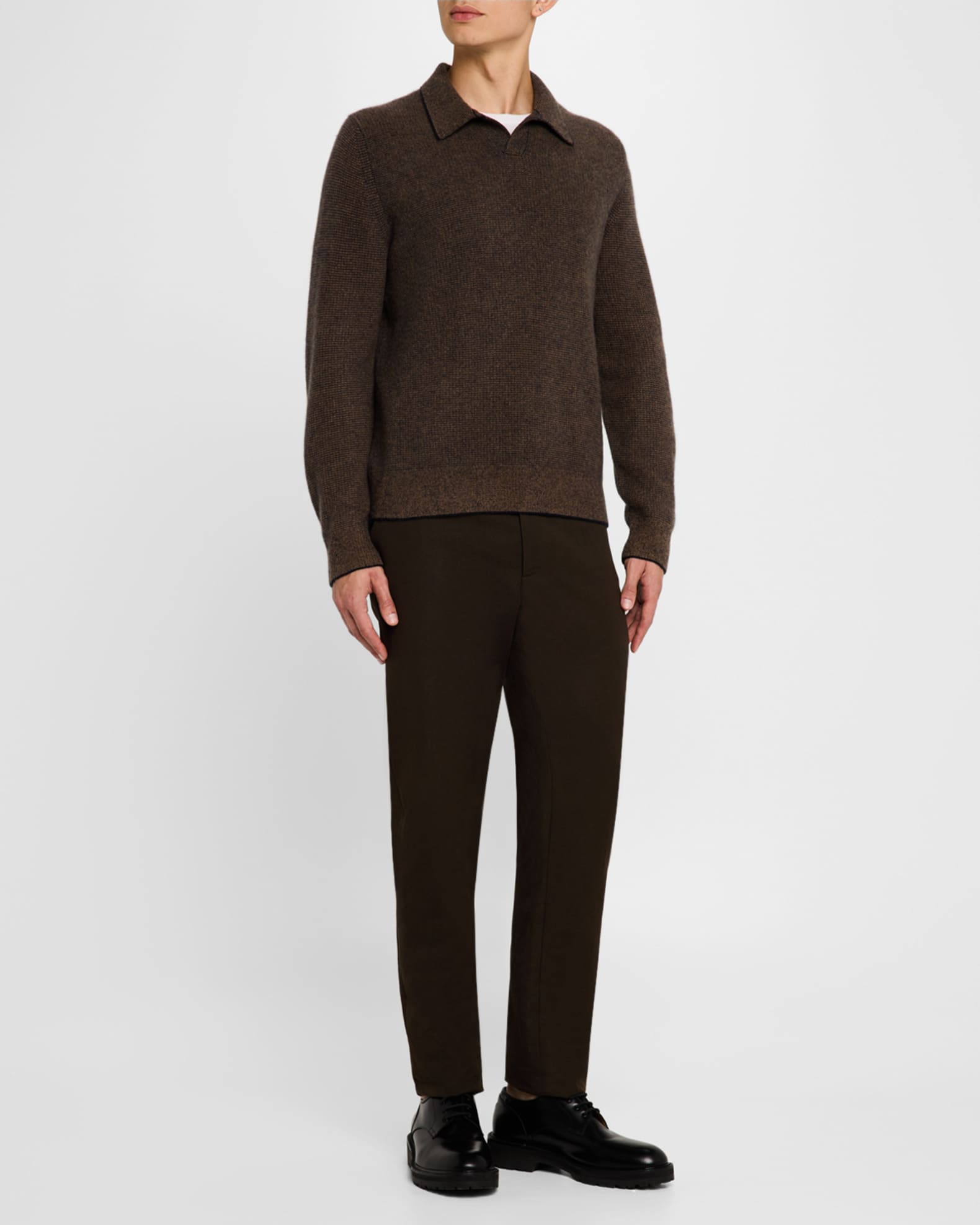 Men's Boiled Cashmere Thermal Sweater 1
