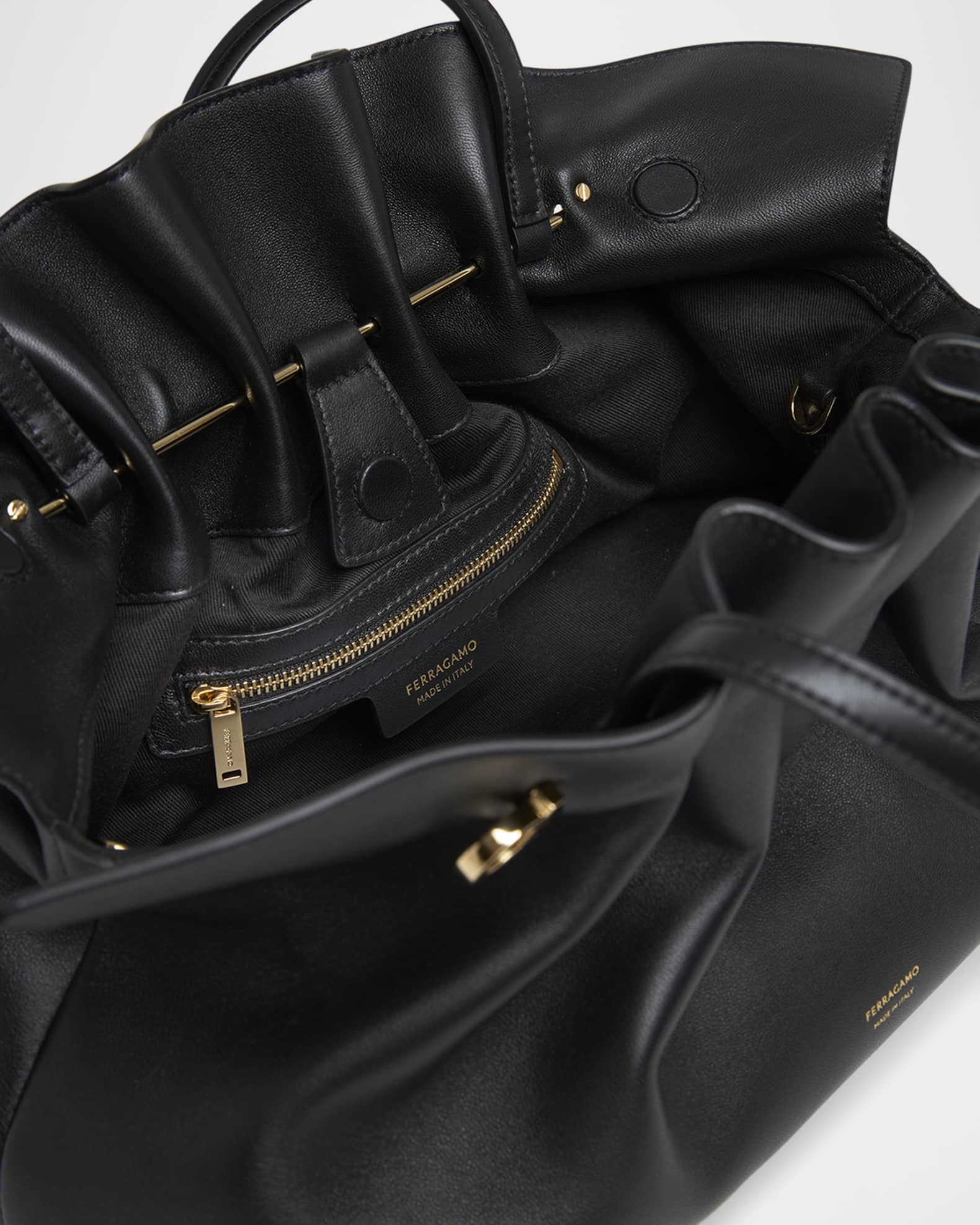 Medium Gancio Piercing Shoulder Bag | Neiman Marcus