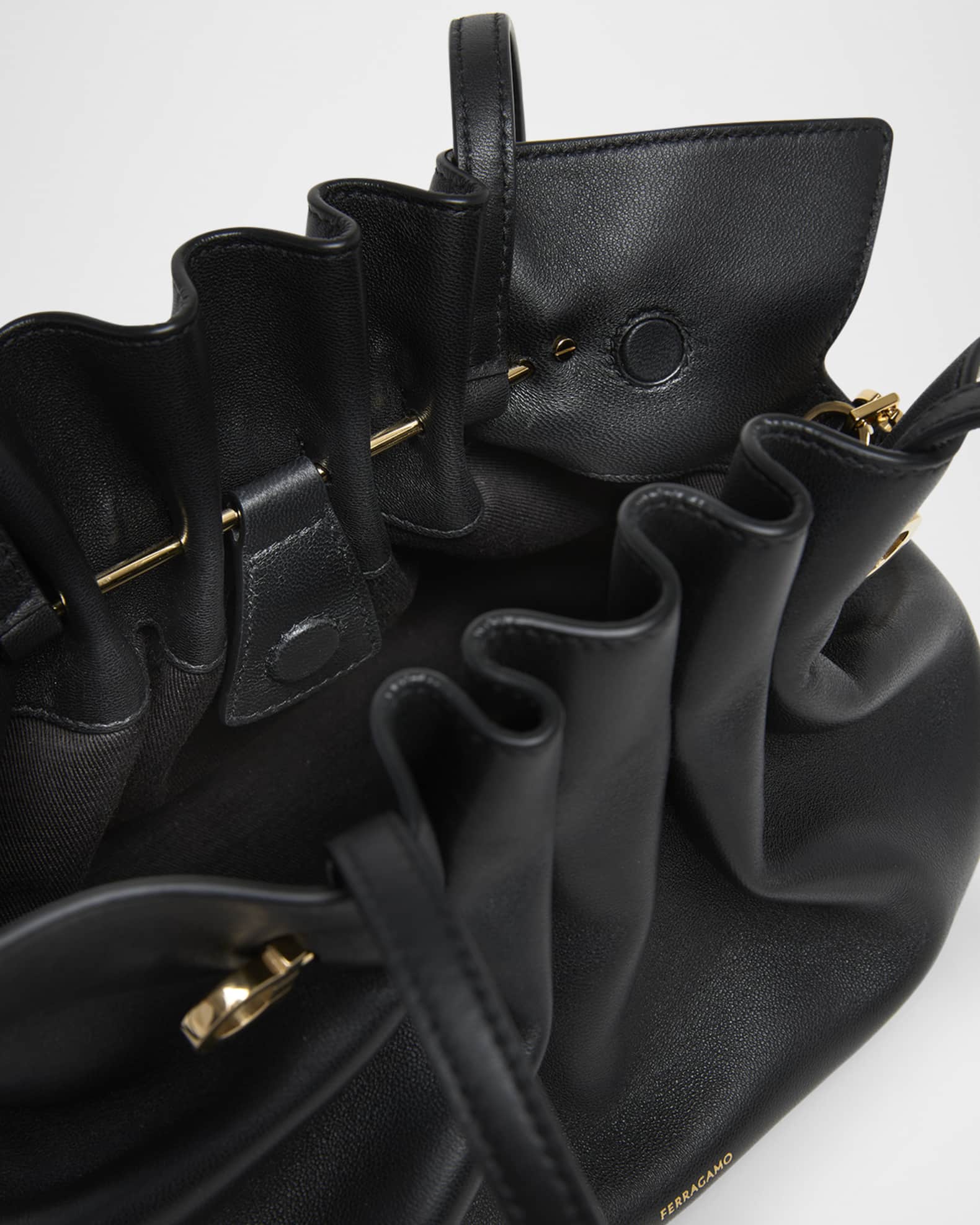 Small Gancio Piercing Shoulder Bag | Neiman Marcus