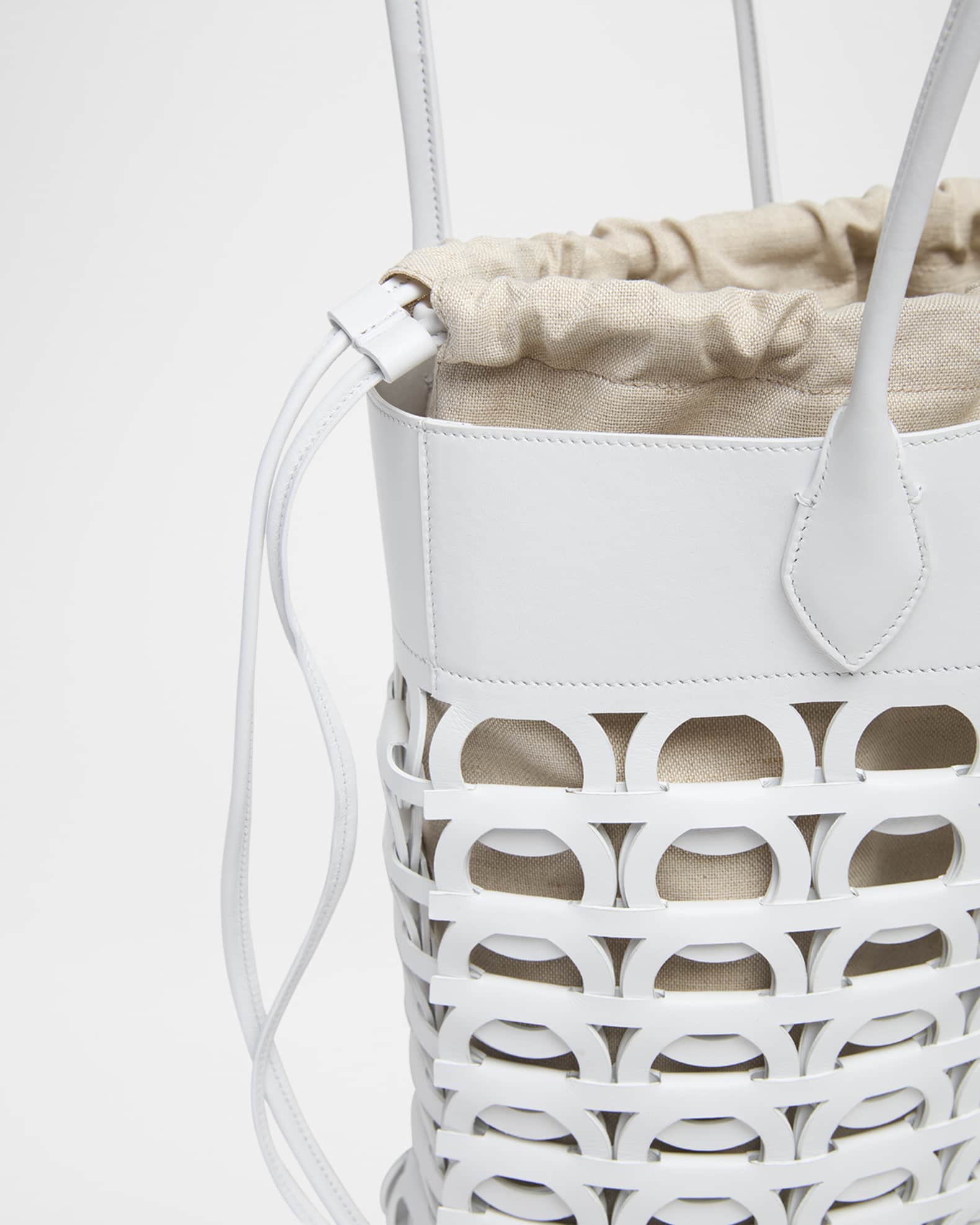 Ferragamo Gancio Leather Tote Bag | Neiman Marcus