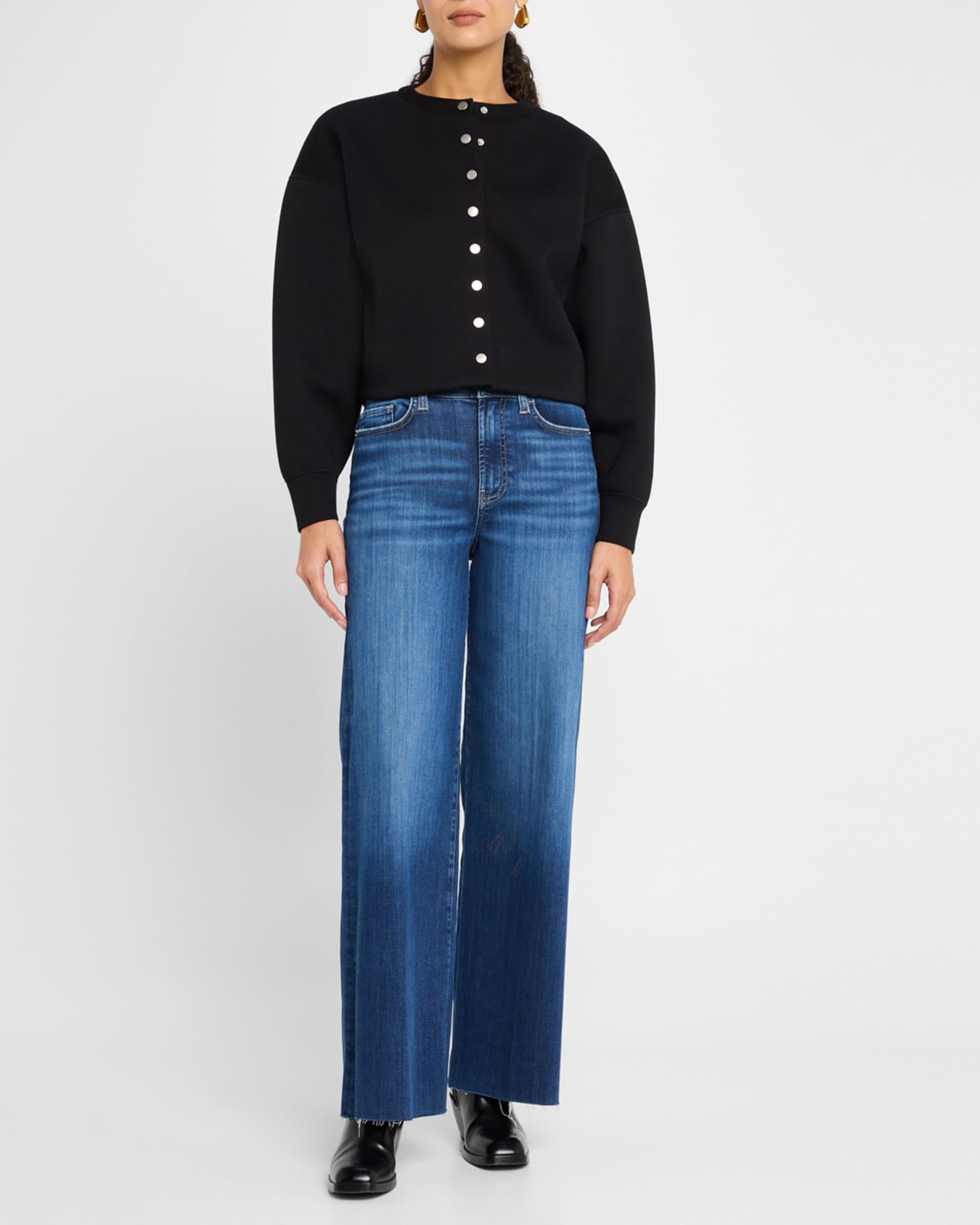 Rag & Bone Abby Scuba Cardigan | Neiman Marcus
