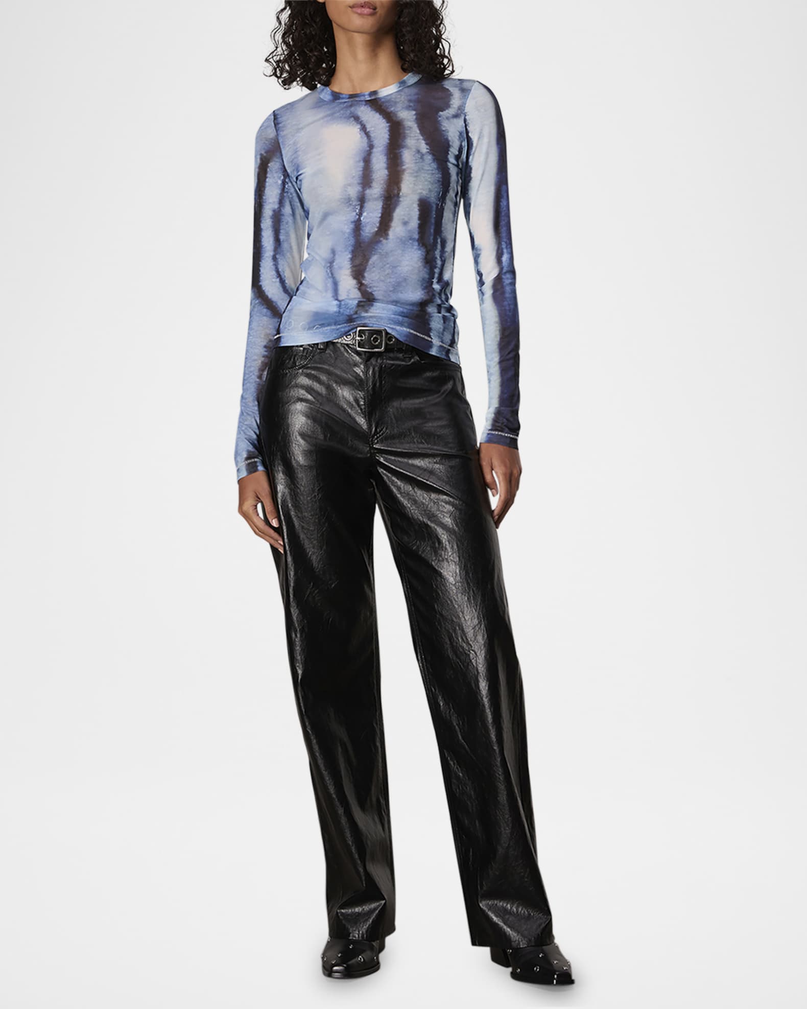 Yana Tie Dye Long-Sleeve Top 1