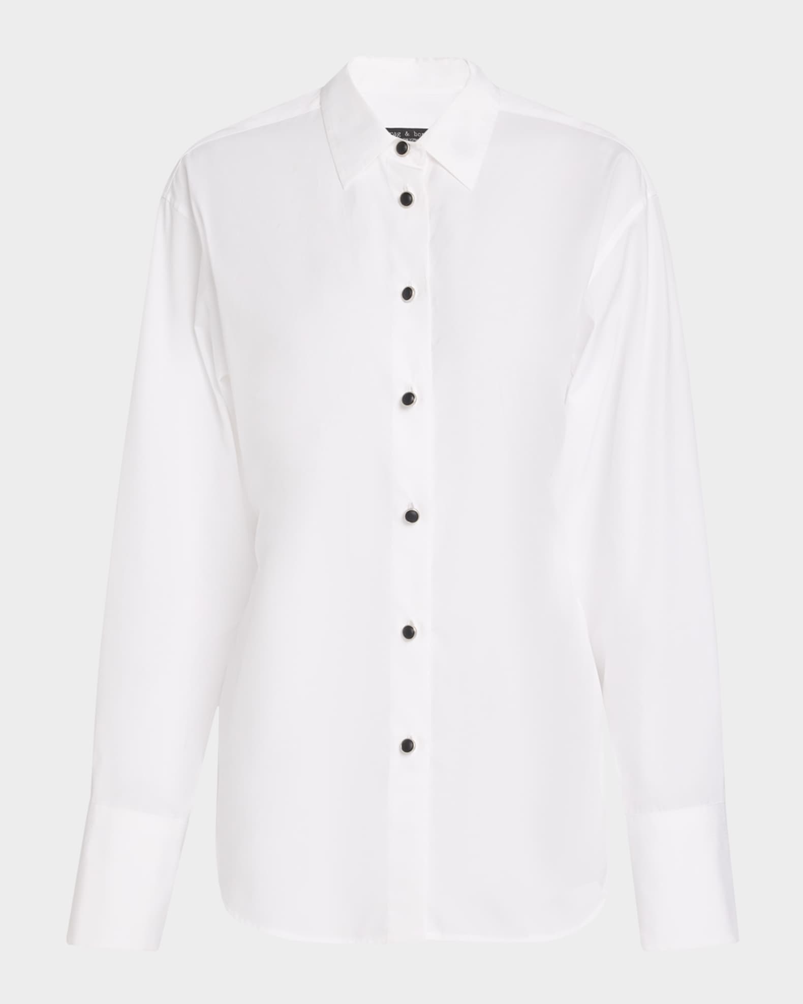 Eve Tie-Back Poplin Shirt 0