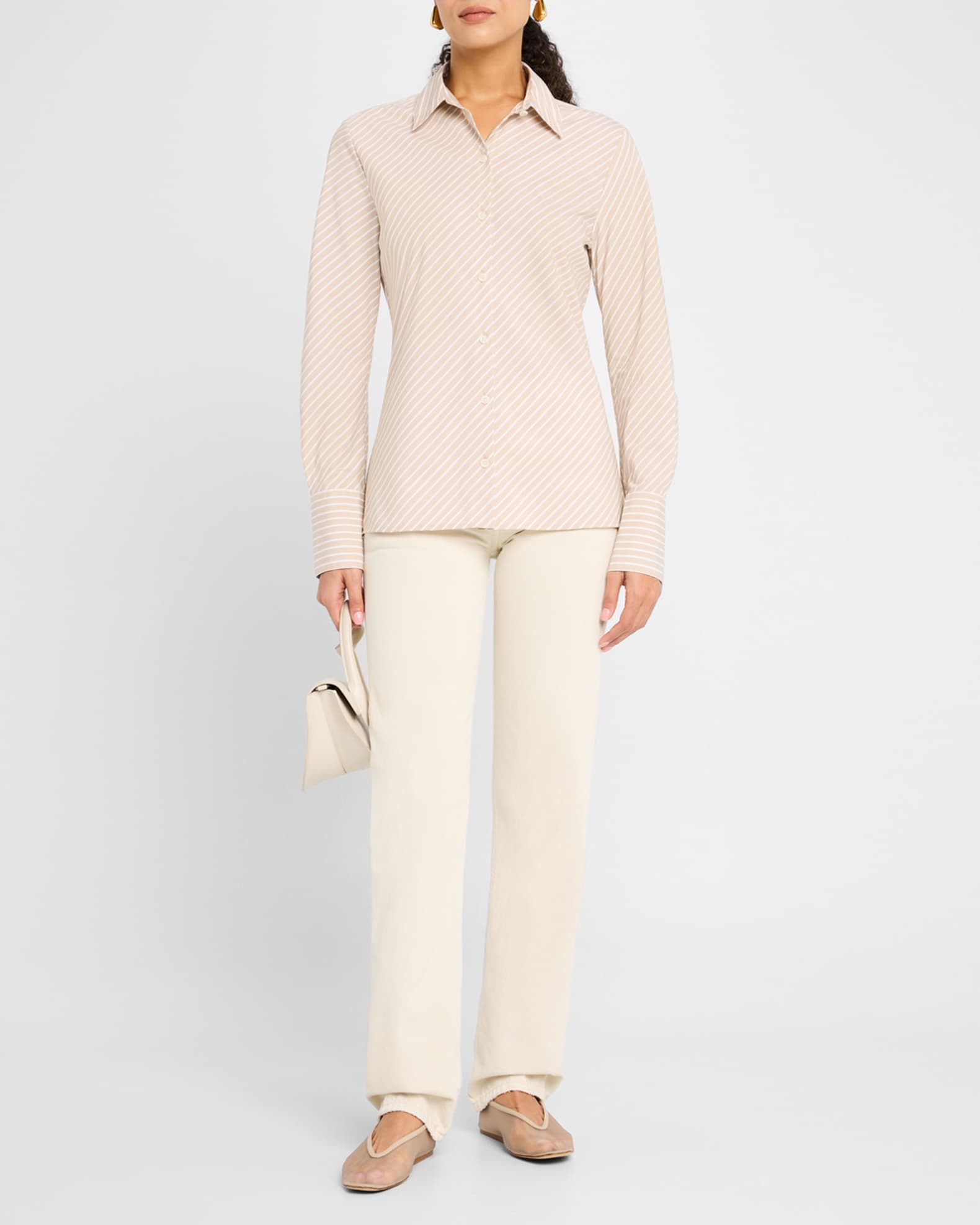 Sylvia Stripe Long-Sleeve Shirt 1