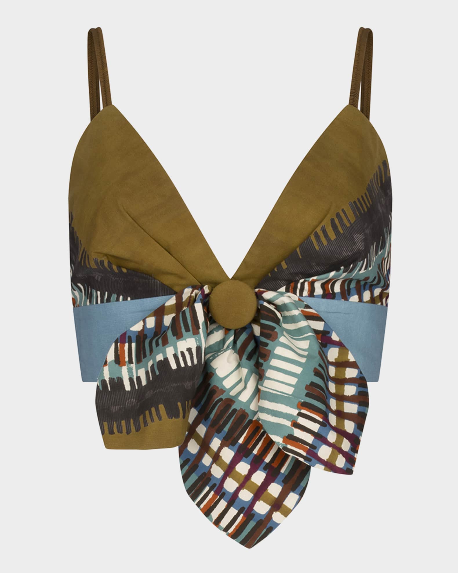 Flor Bow Crop Top 0