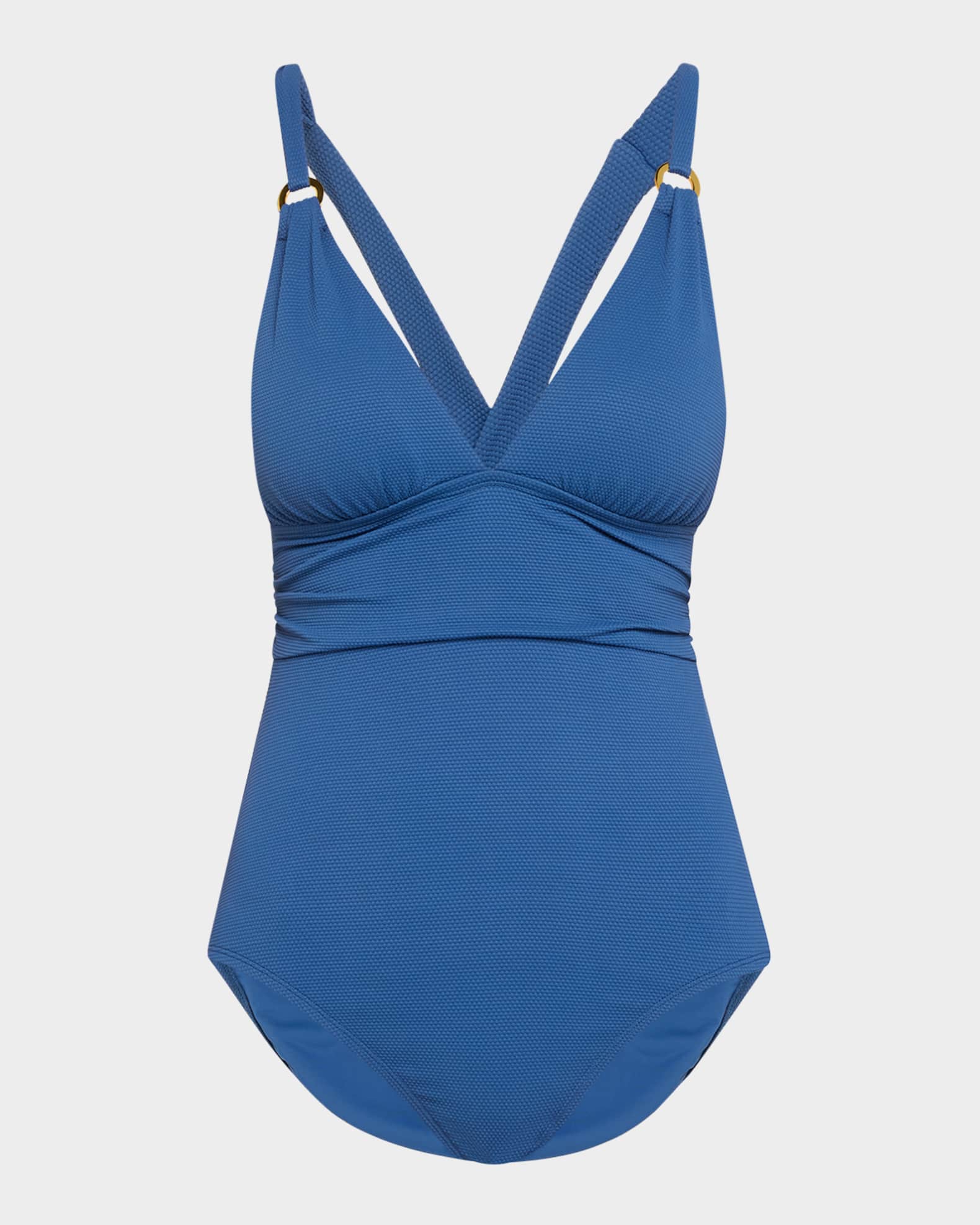 Island Cays Gold Ring One-Piece Swimsuit 0