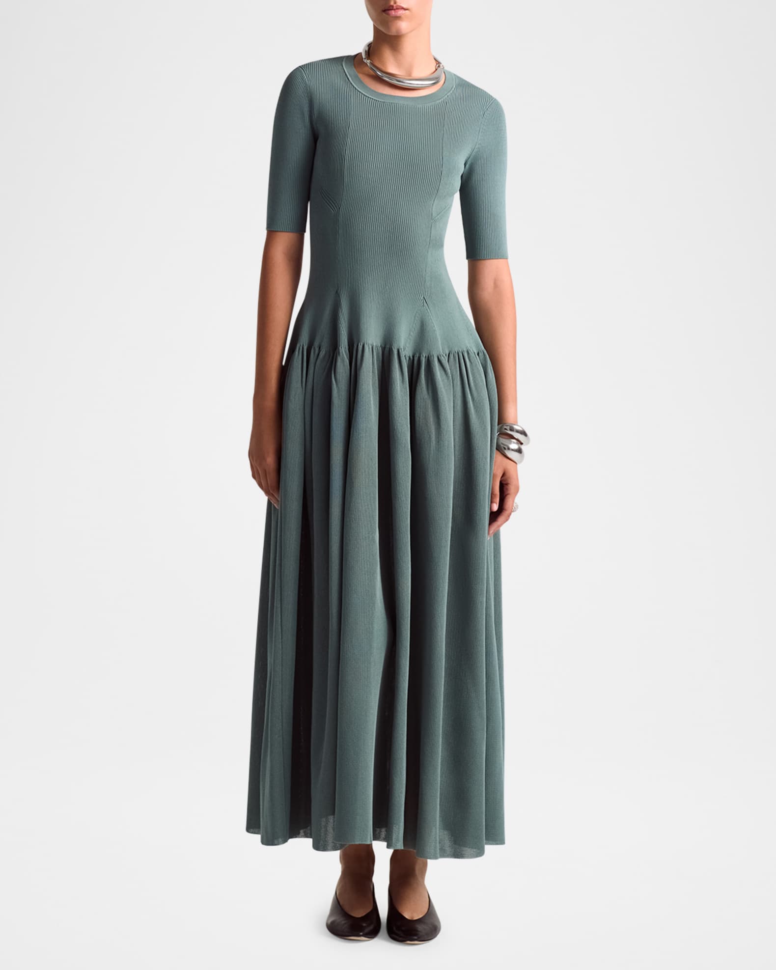 Ameri（アメリ）の「MAISIE LITTLE GATHER DRESS（ワンピース