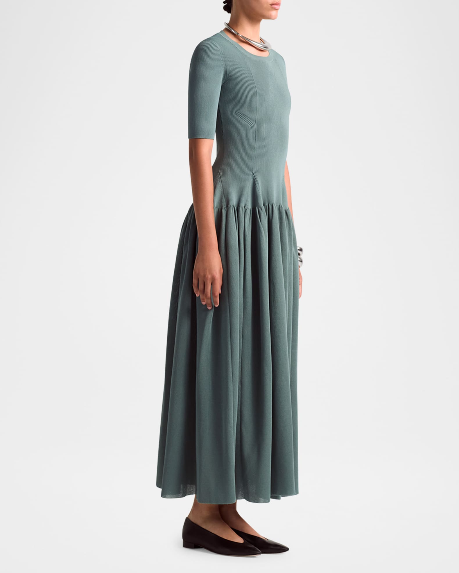 Altuzarra Maisie Drop-Waist Knit Maxi Dress | Neiman Marcus