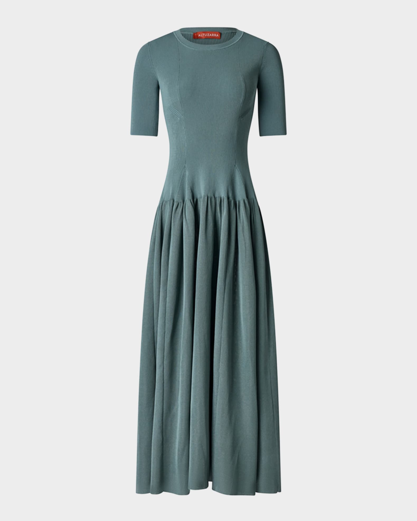 Maisie Drop-Waist Knit Maxi Dress 0