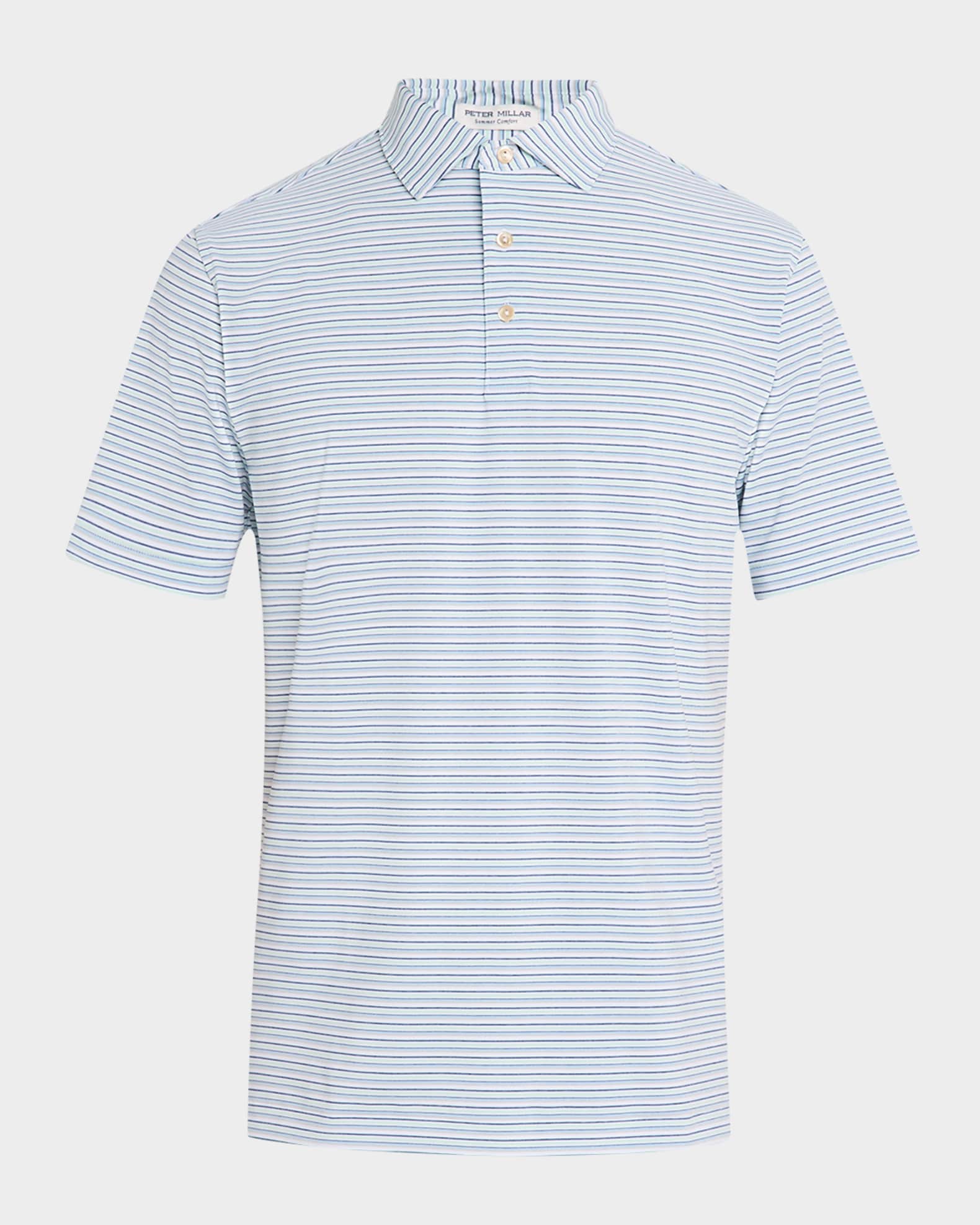 Men s Fairmont Stripe Performance Polo Shirt