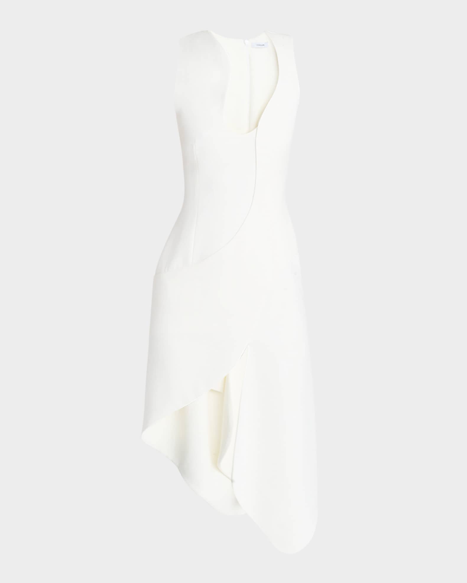 Sleeveless High-Low Midi Dress 0