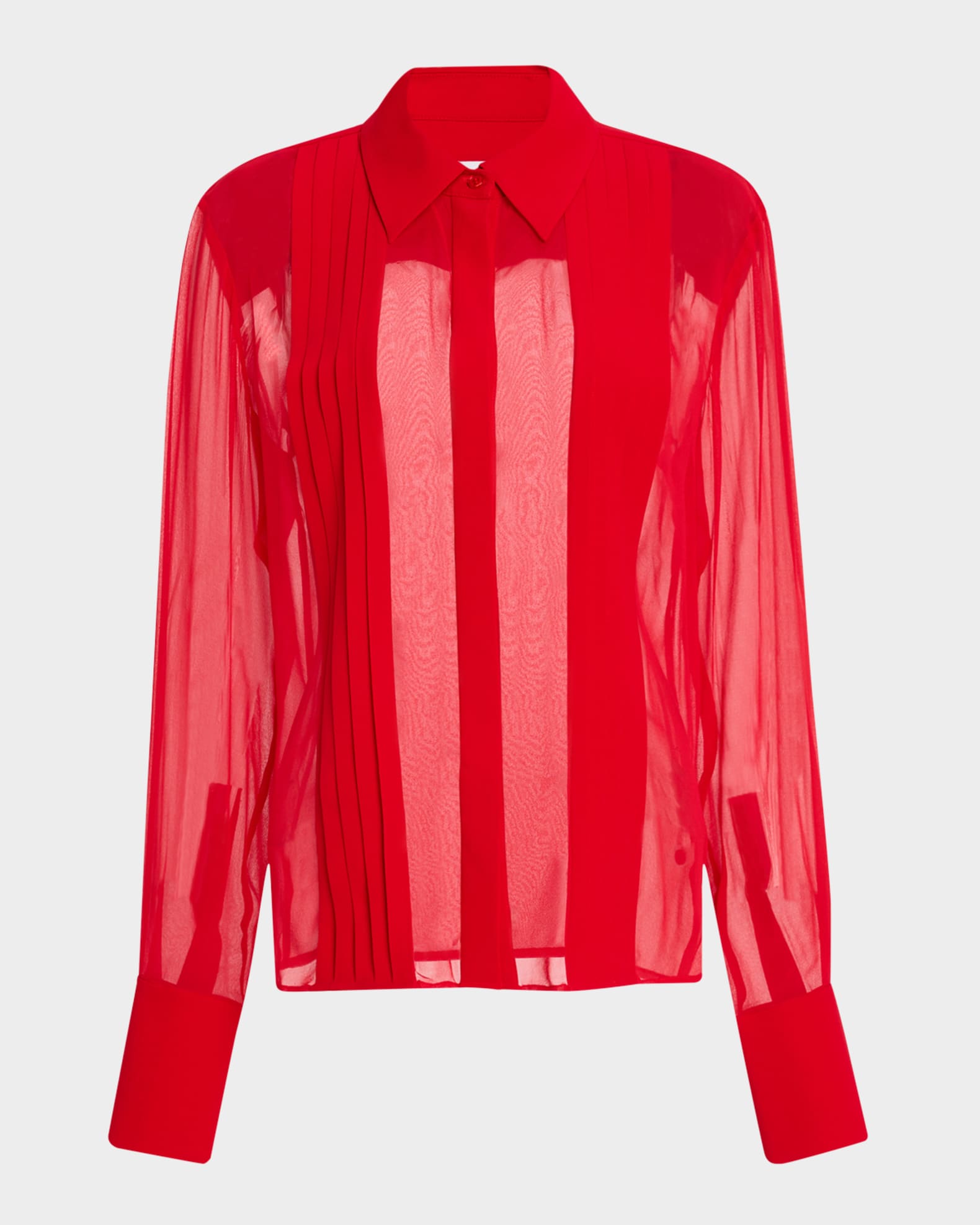 Meghan Panelled Silk Blouse 0