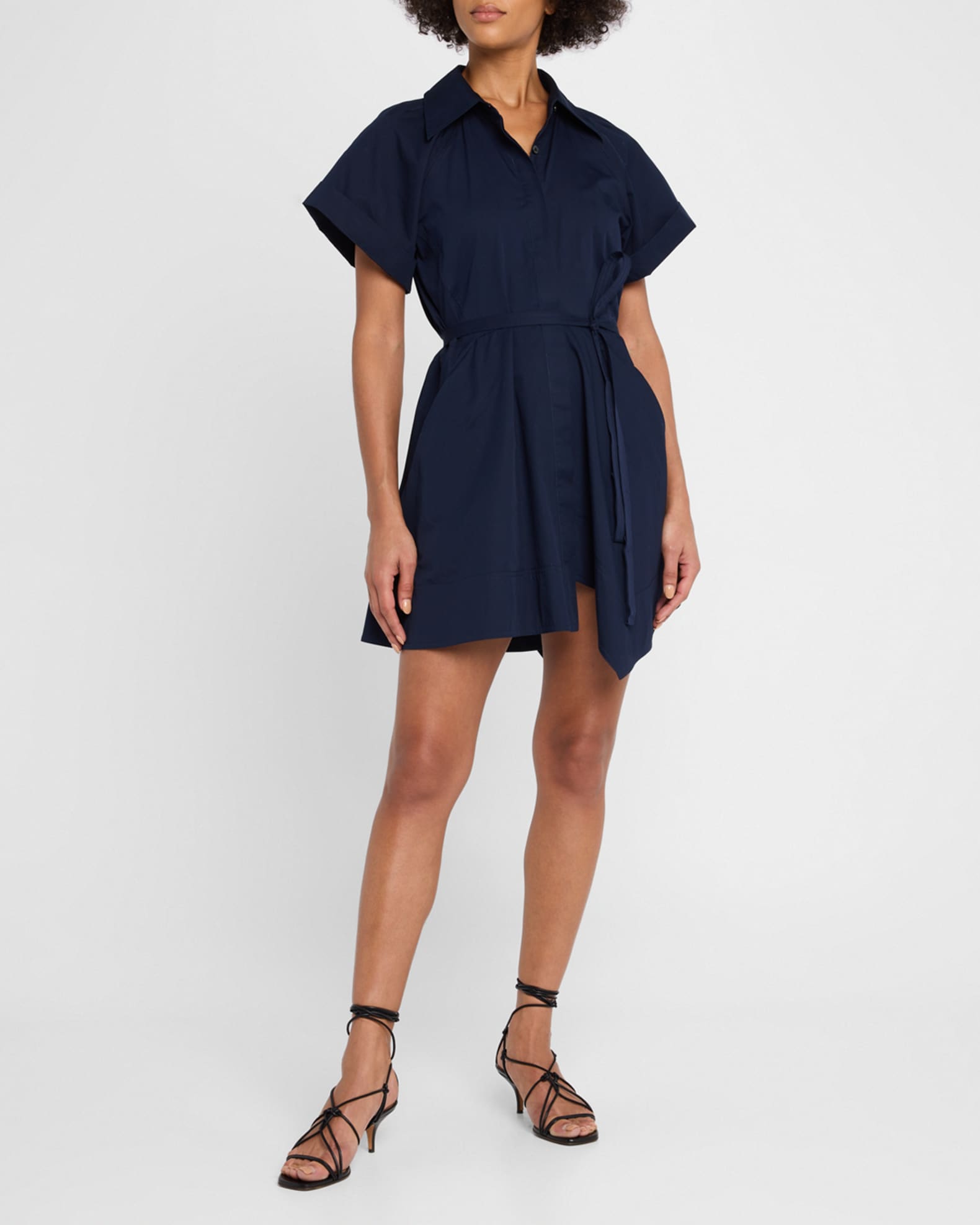 A.L.C. Julie Short-Sleeve Shirtdress | Neiman Marcus