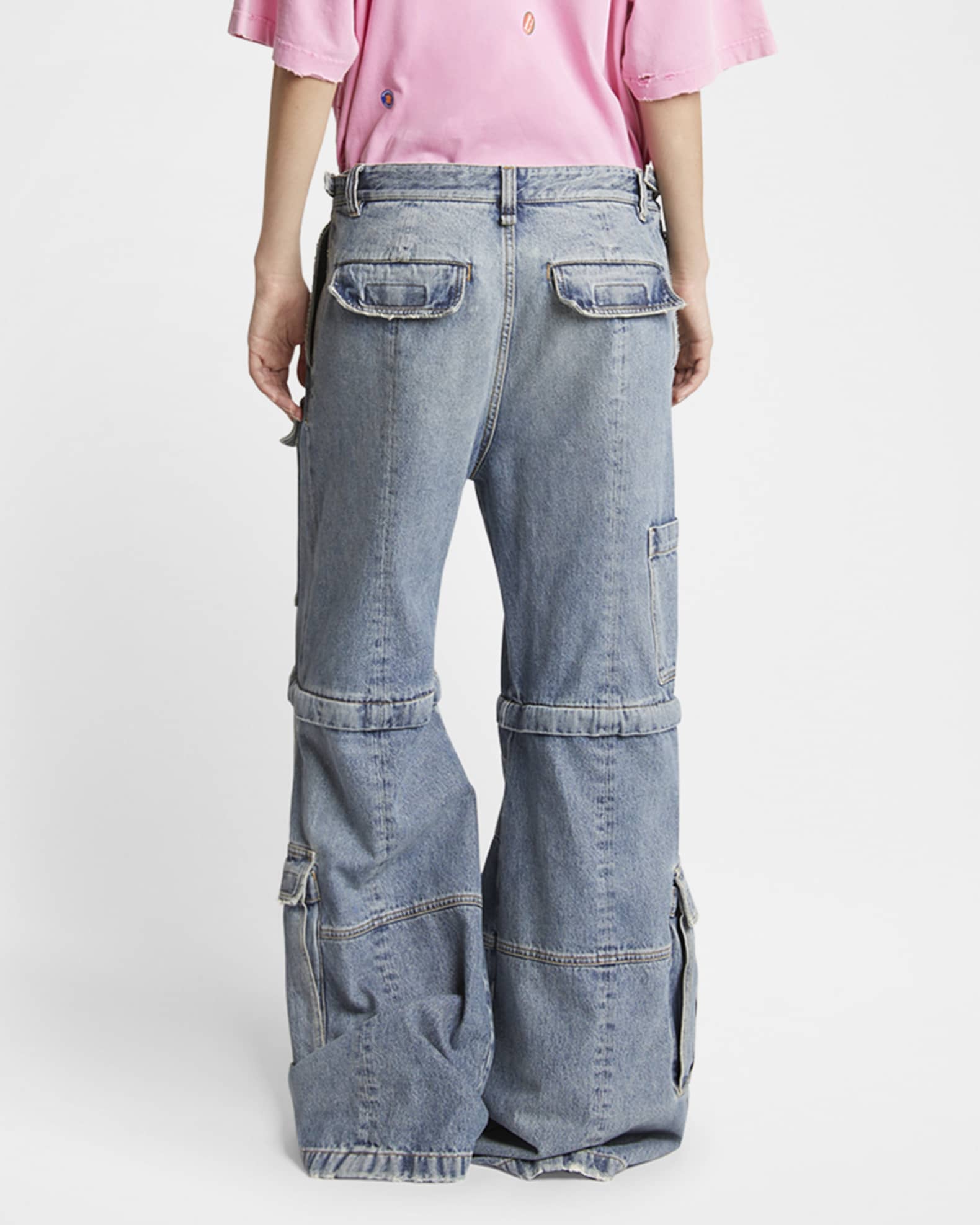 Balenciaga Flared Cargo Pants | Neiman Marcus