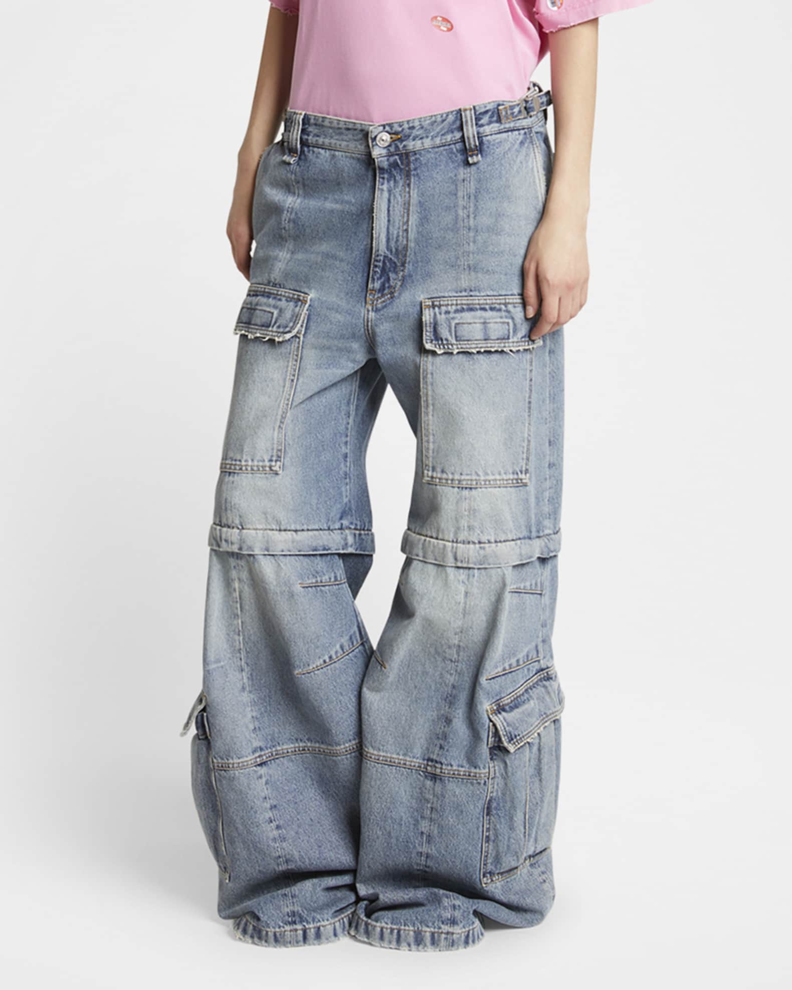 Balenciaga Flared Cargo Pants | Neiman Marcus Balenciaga Flared Cargo Pants | Neiman Marcus