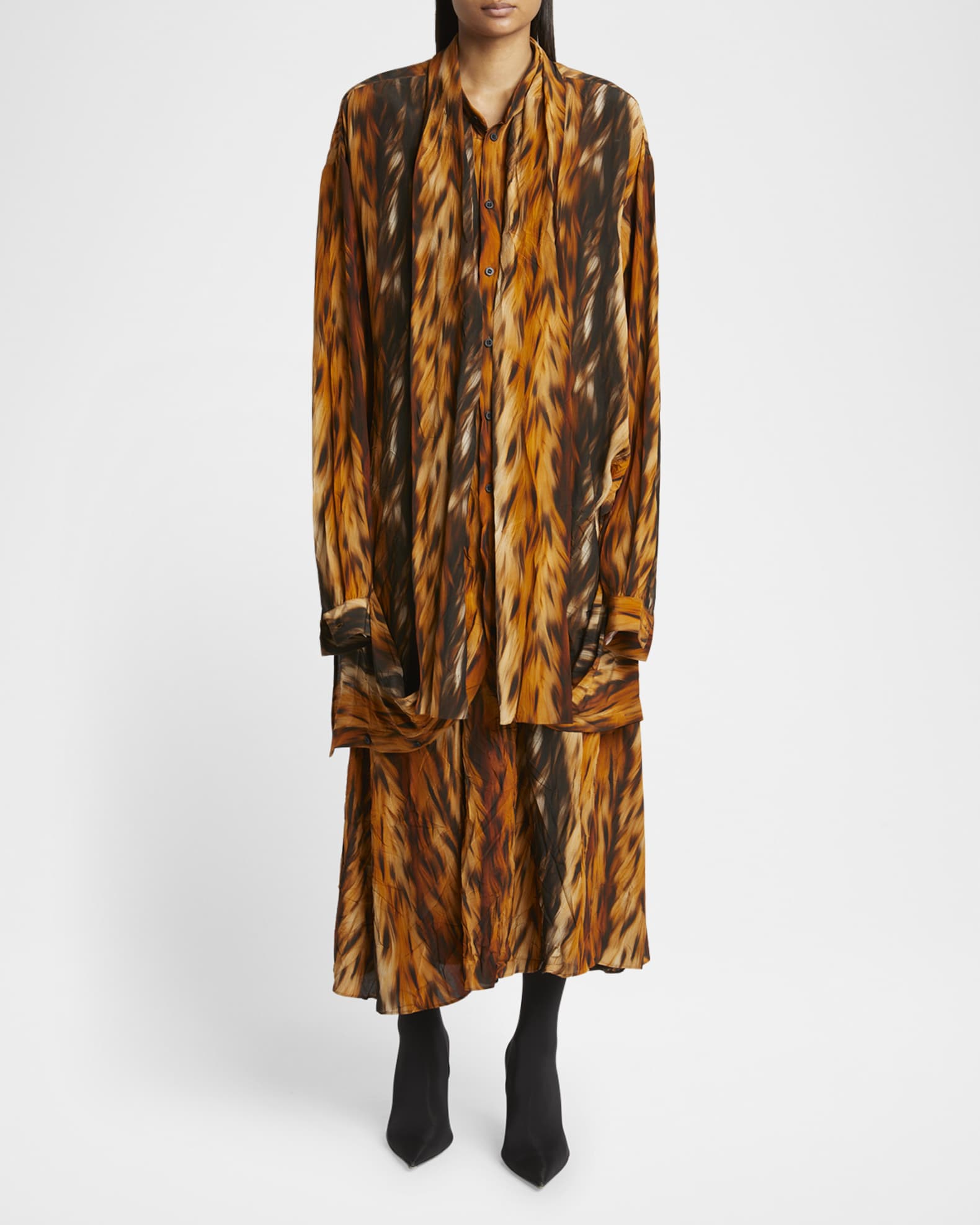 バレンシアガ Balenciaga Knotted Dress Balenciaga Knotted Dress | Neiman Marcus