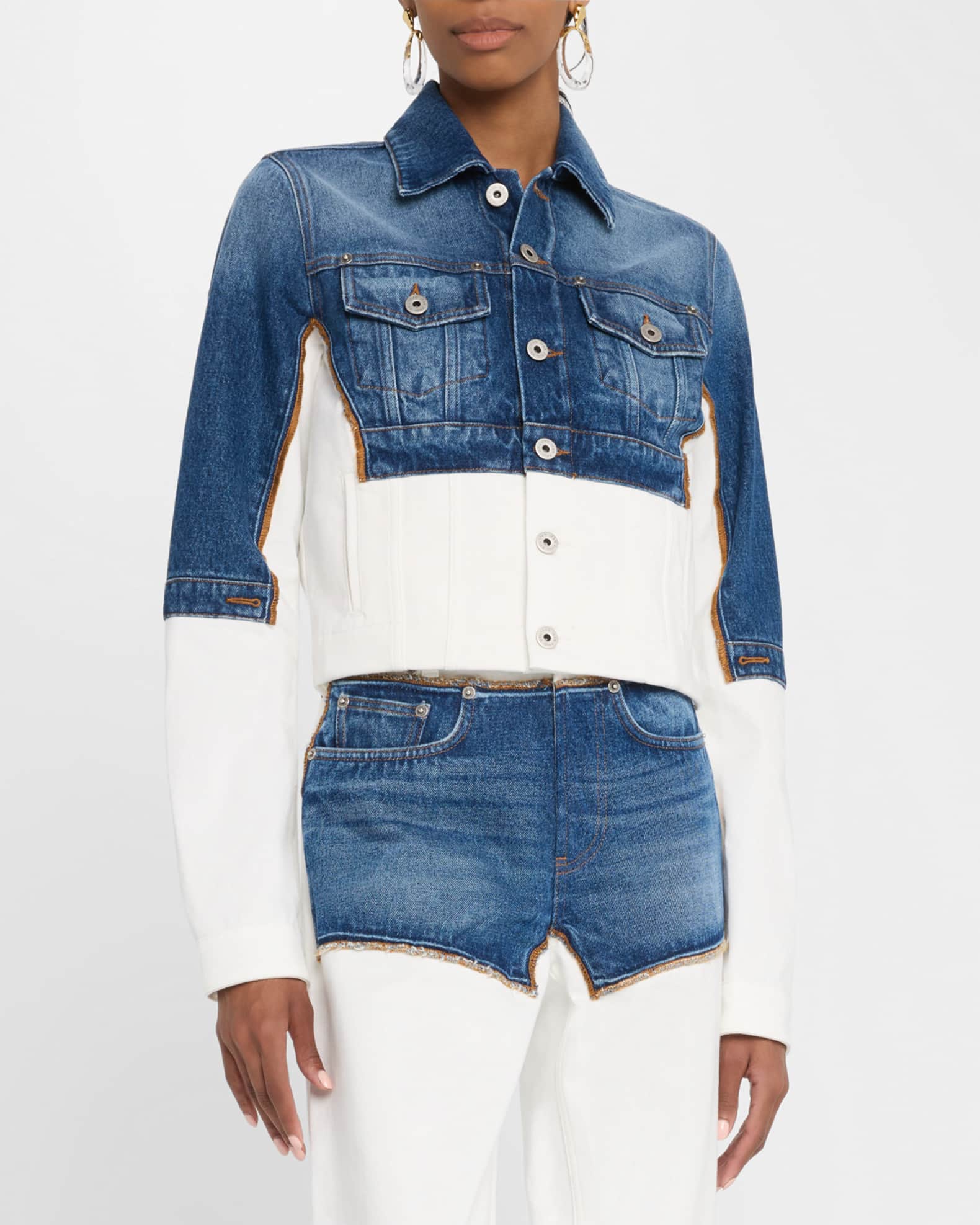 【本物保証】 Jacket Denim L'oeil Trompe Gaultier Paul Jean | Marcus Neiman ジャケット・アウター
