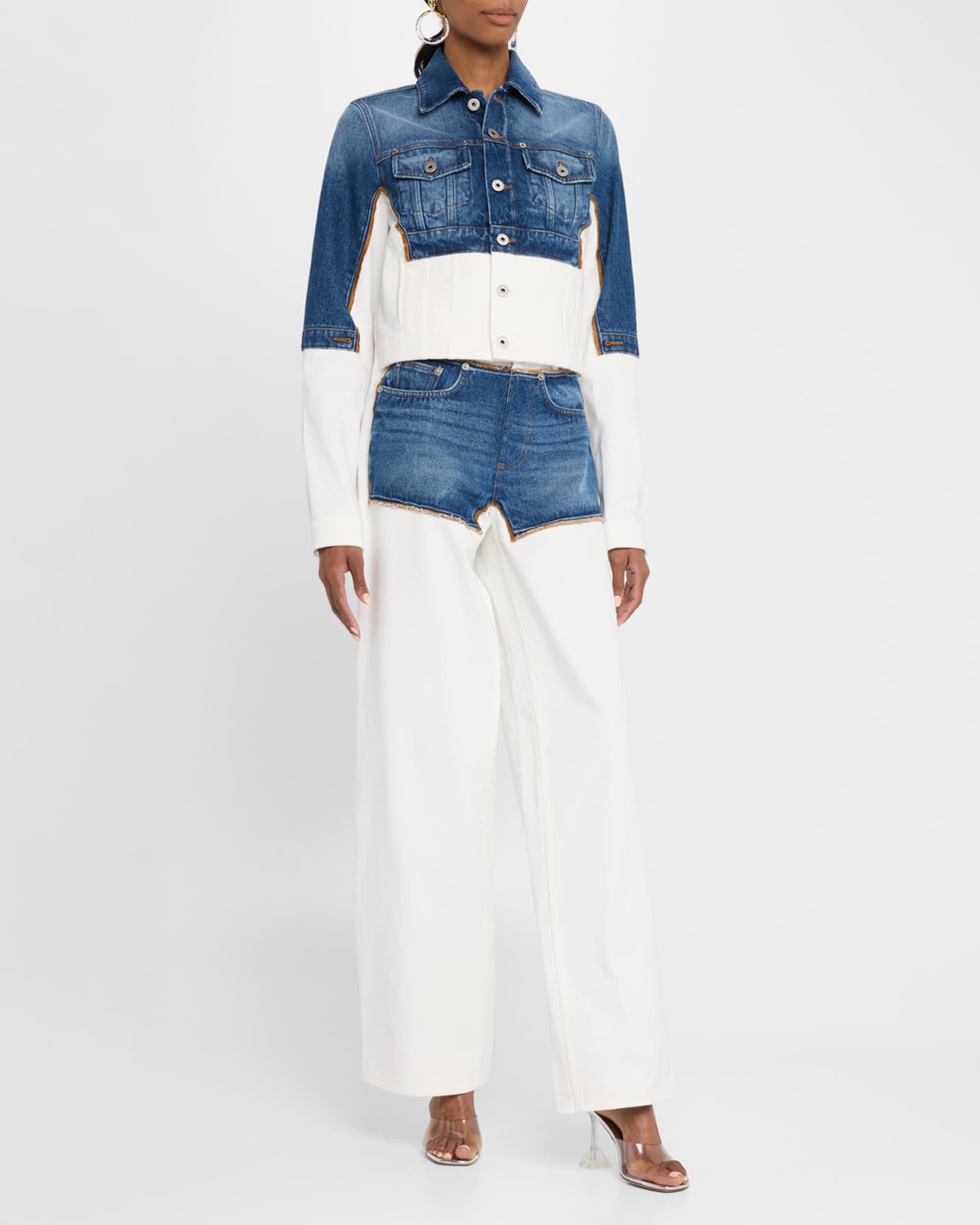 Trompe L'oeil Petit Grand Straight-Leg Jeans 1