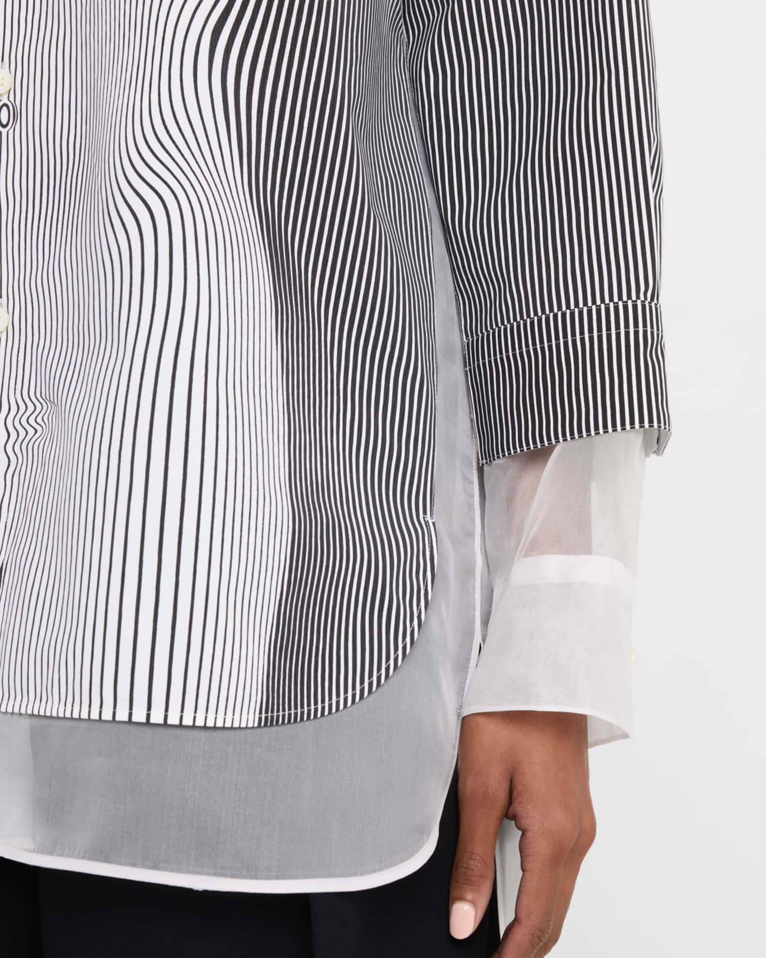 Jean Paul Gaultier Body Morphing Pinstriped Petit Grand