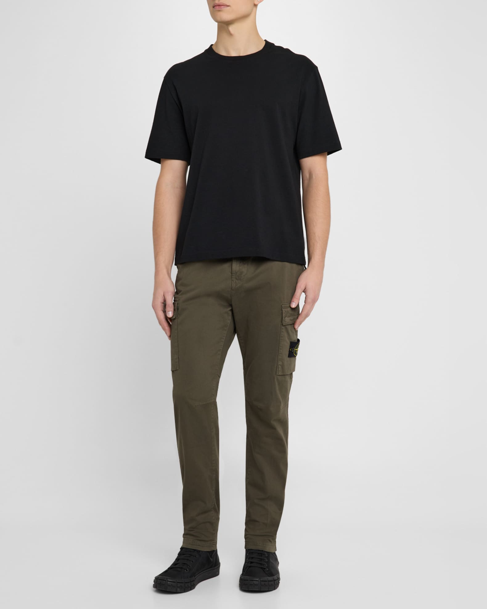 Men's Garment-Dyed Twill Cargo Pants 1