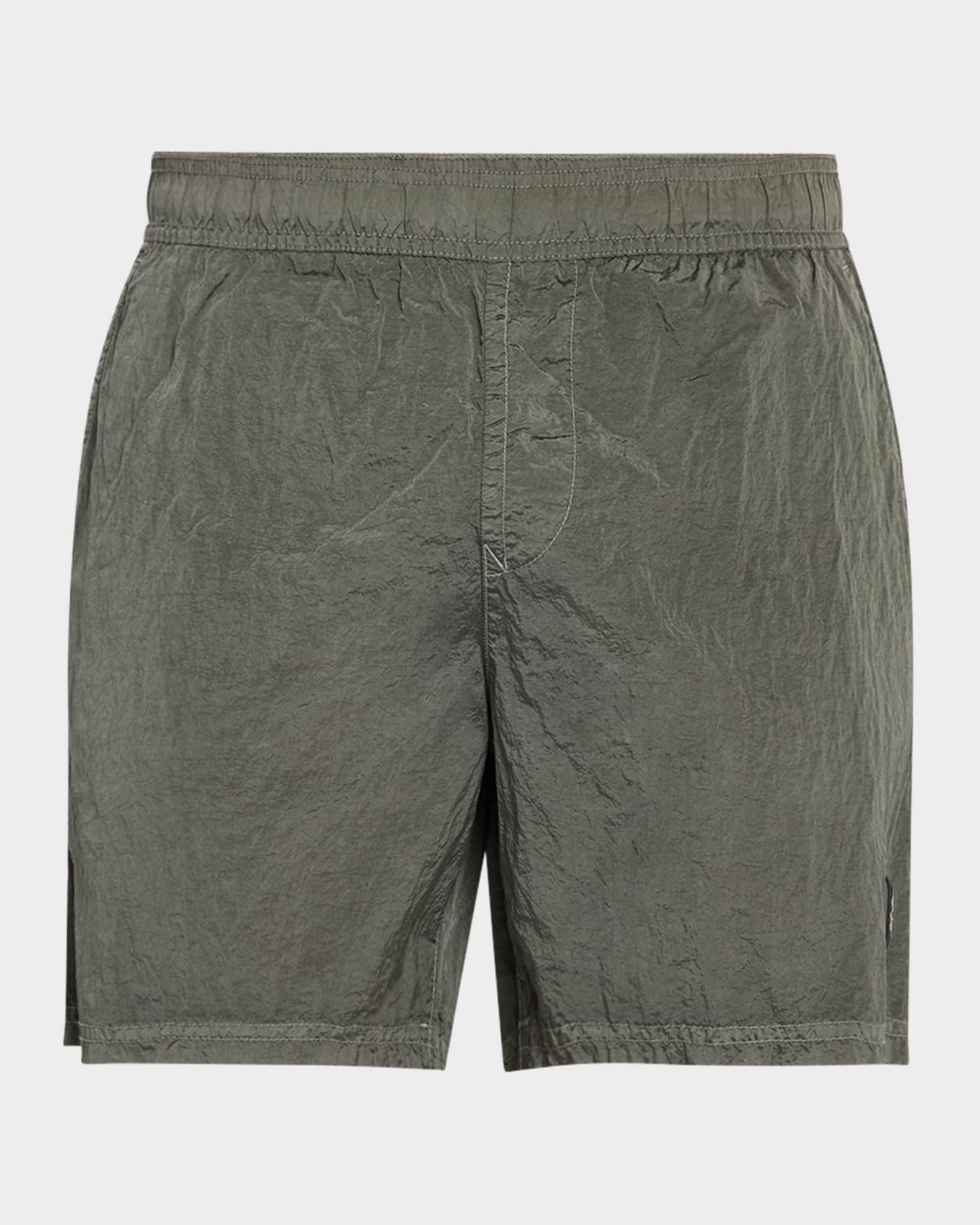 Men's Nylon Metal Swim Trunks 0