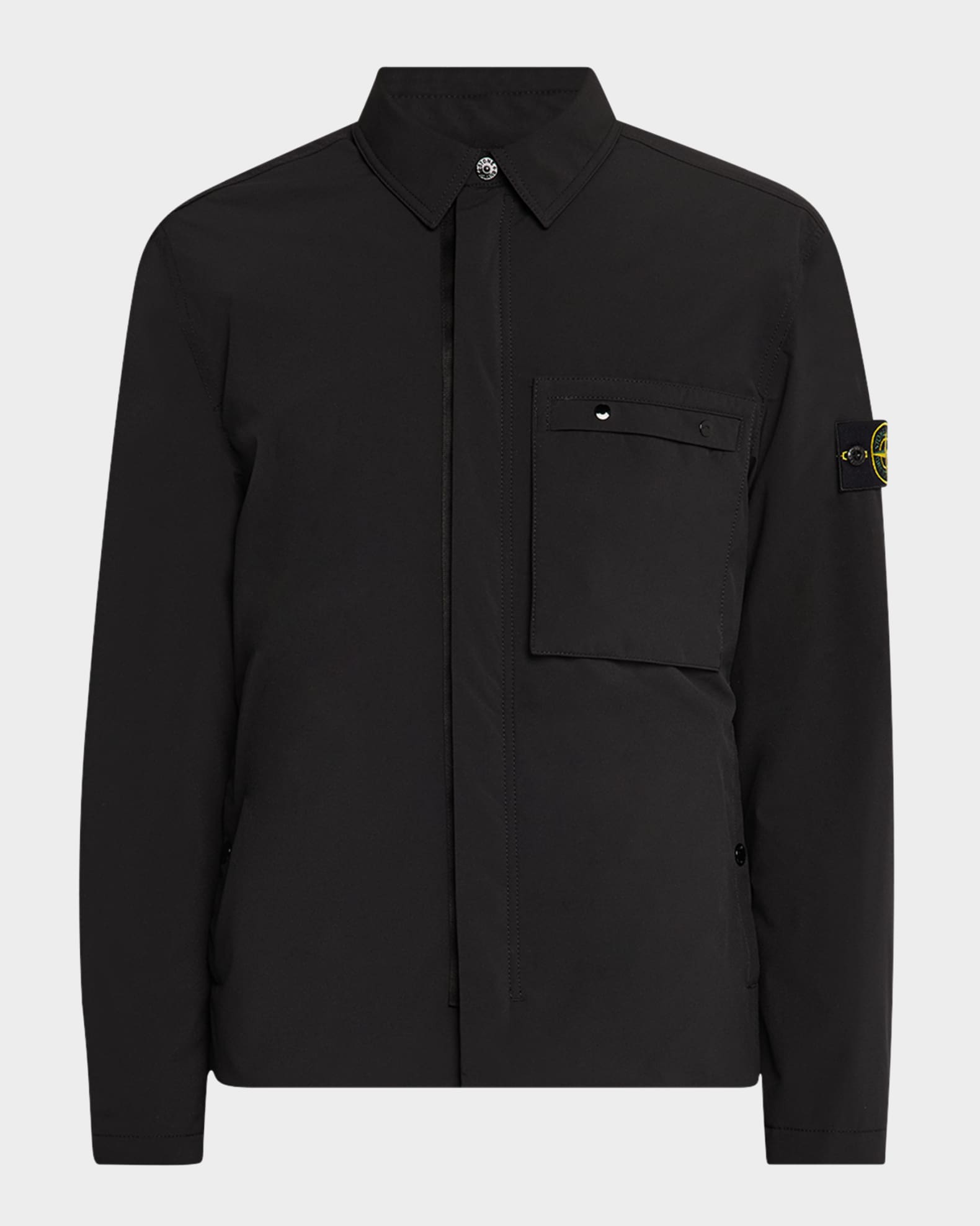 Men's Soft Shell Jacket with Arm Patch 0
