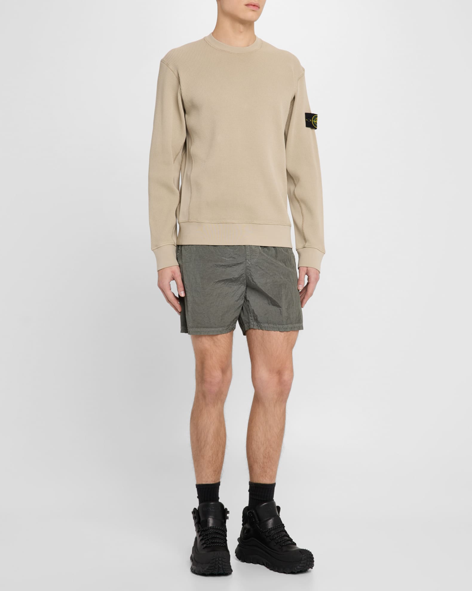 Men's Waffle Fleece Sweatshirt 1