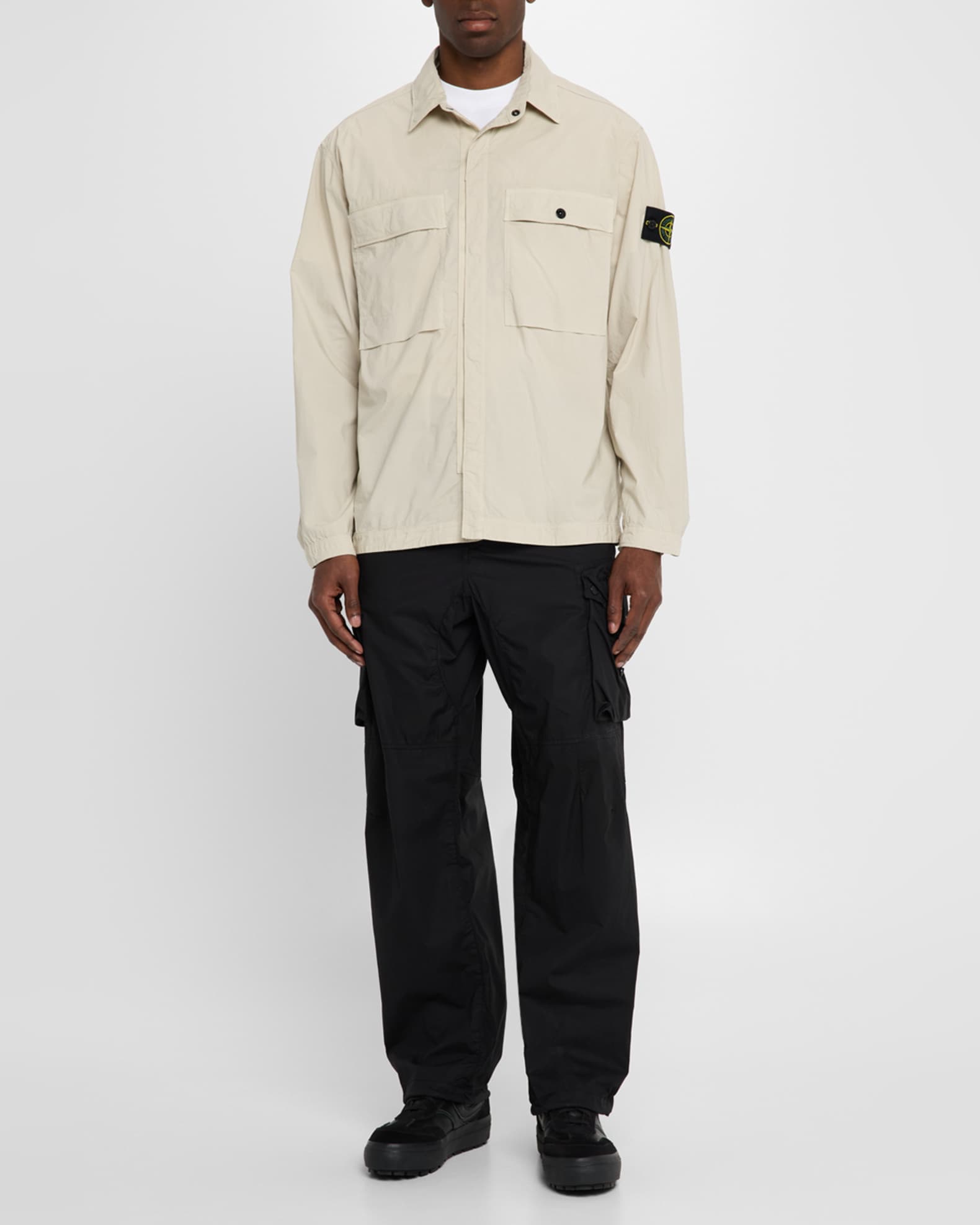 Men's Stretch Cotton Tela Overshirt 1
