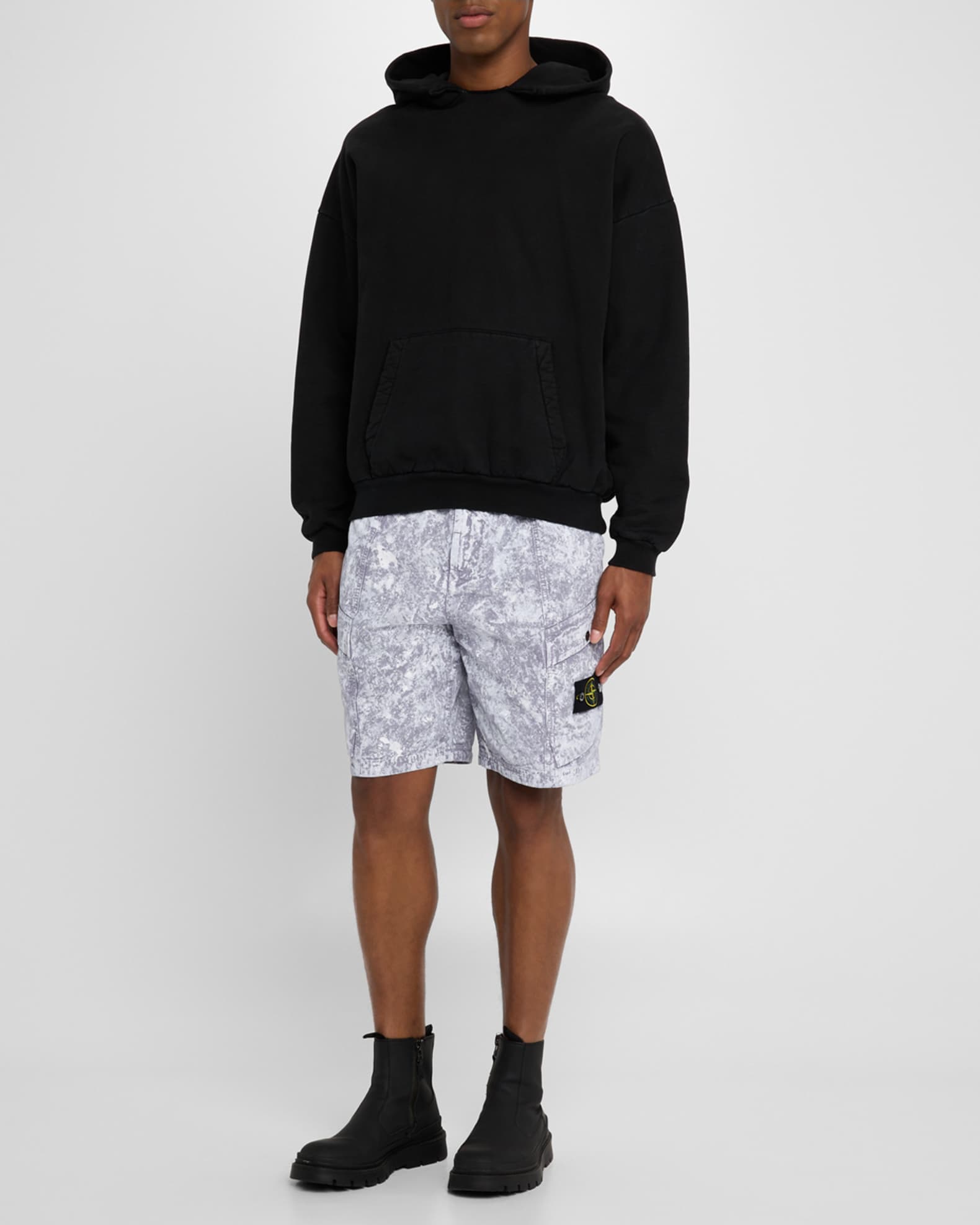 Men's Marbled Cargo Shorts 1