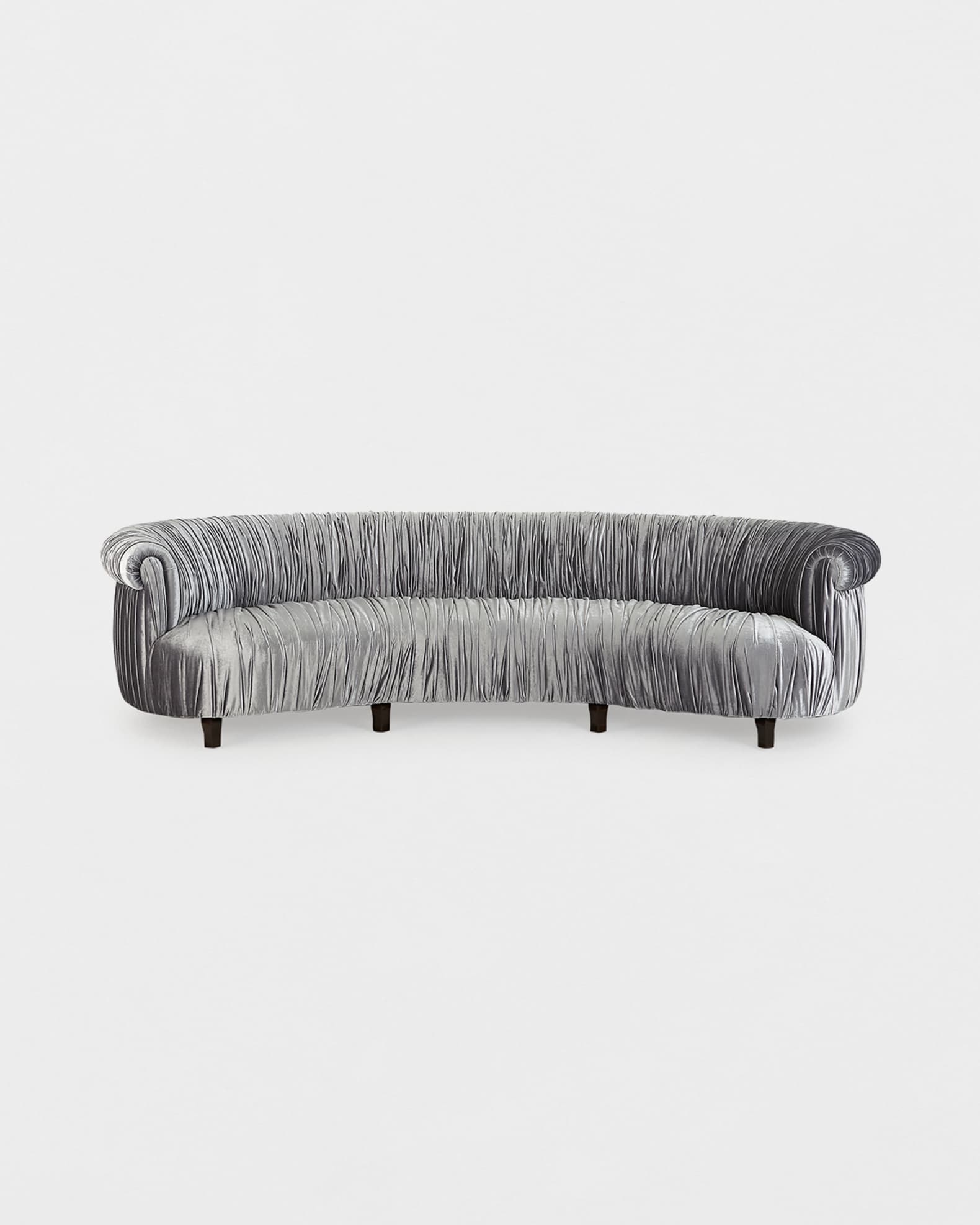 Romana Ruched Sofa, 92" 1