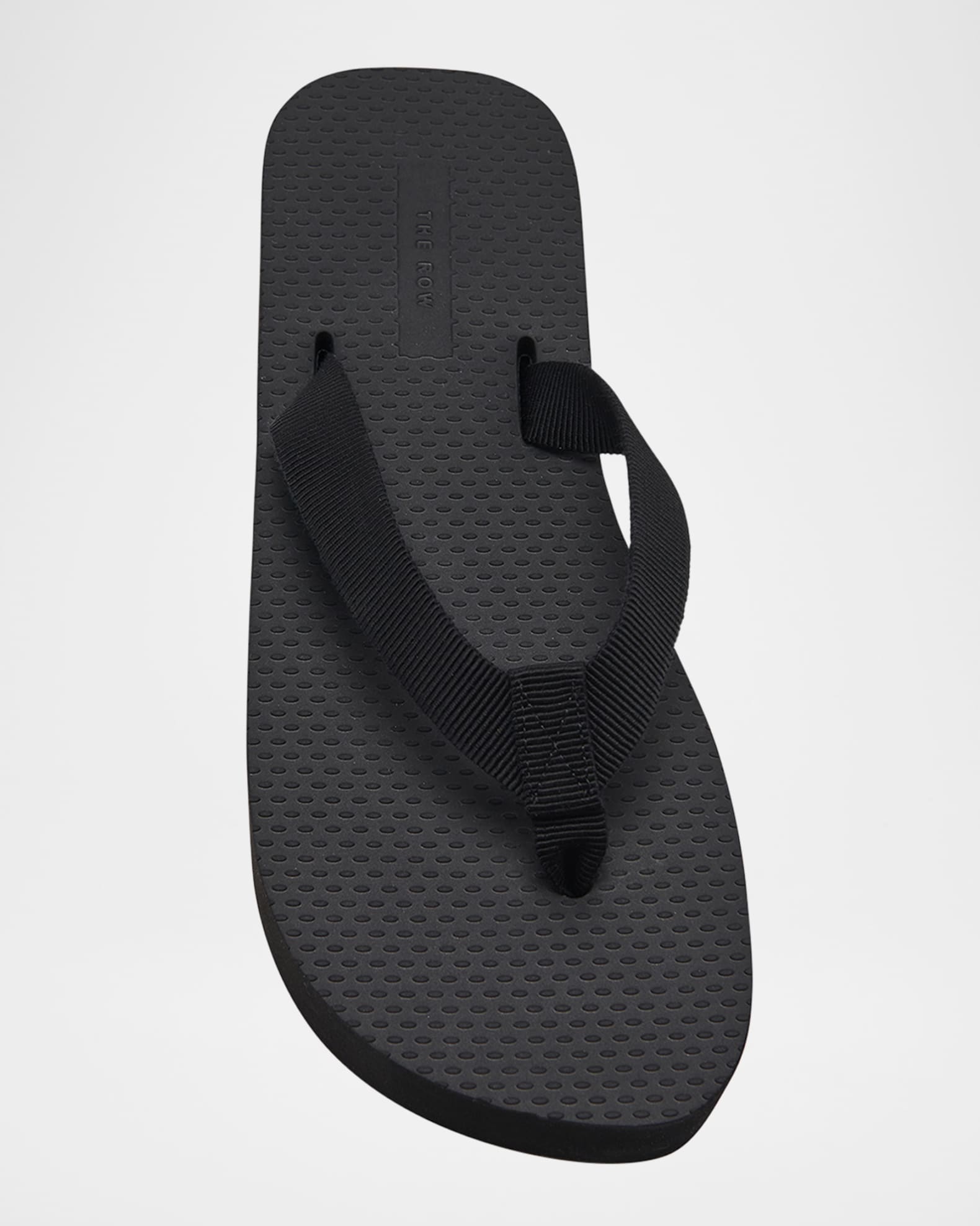THE ROW Dune Cotton Flatform Thong Sandals | Neiman Marcus