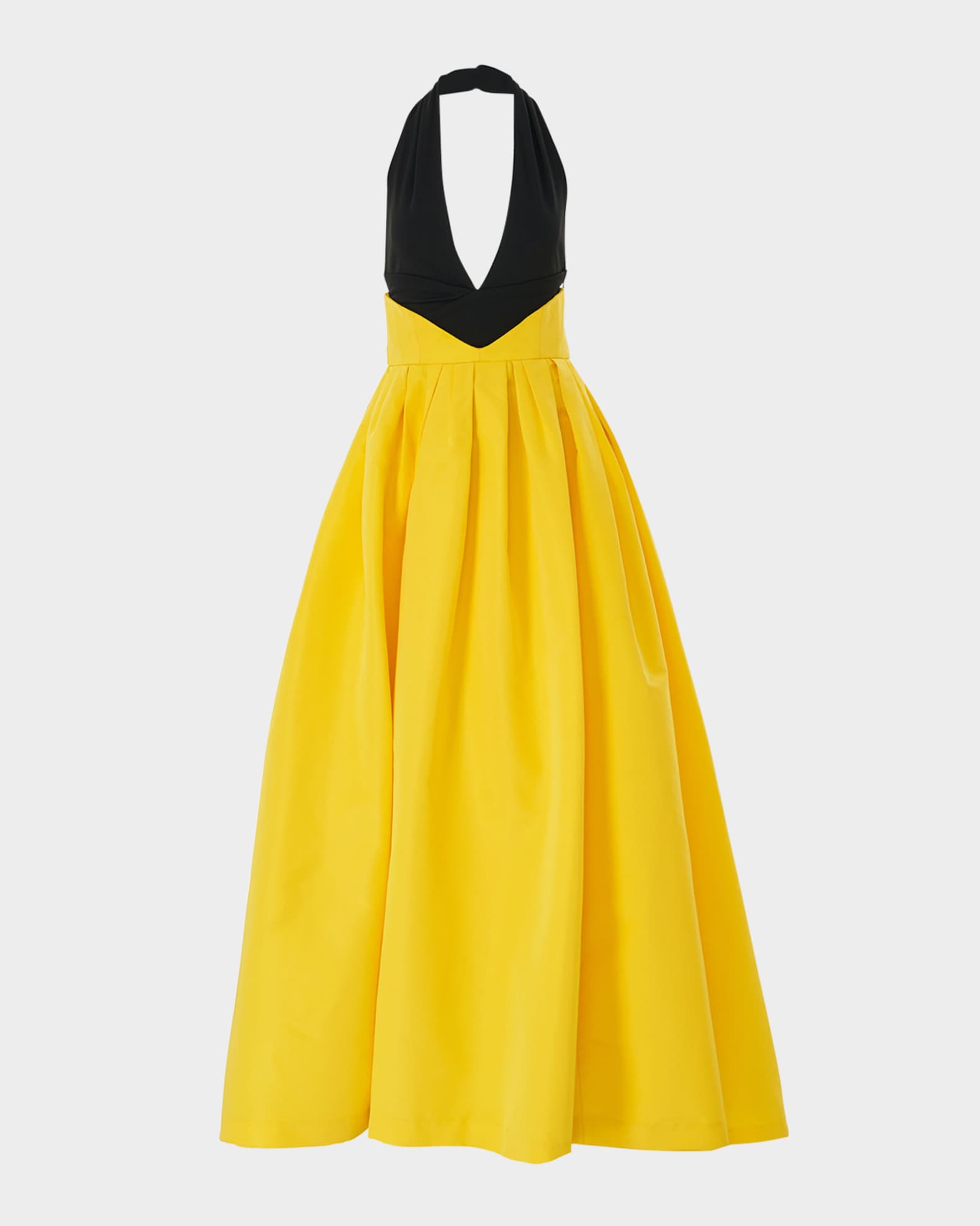 Plunging Halter Ball Gown 0