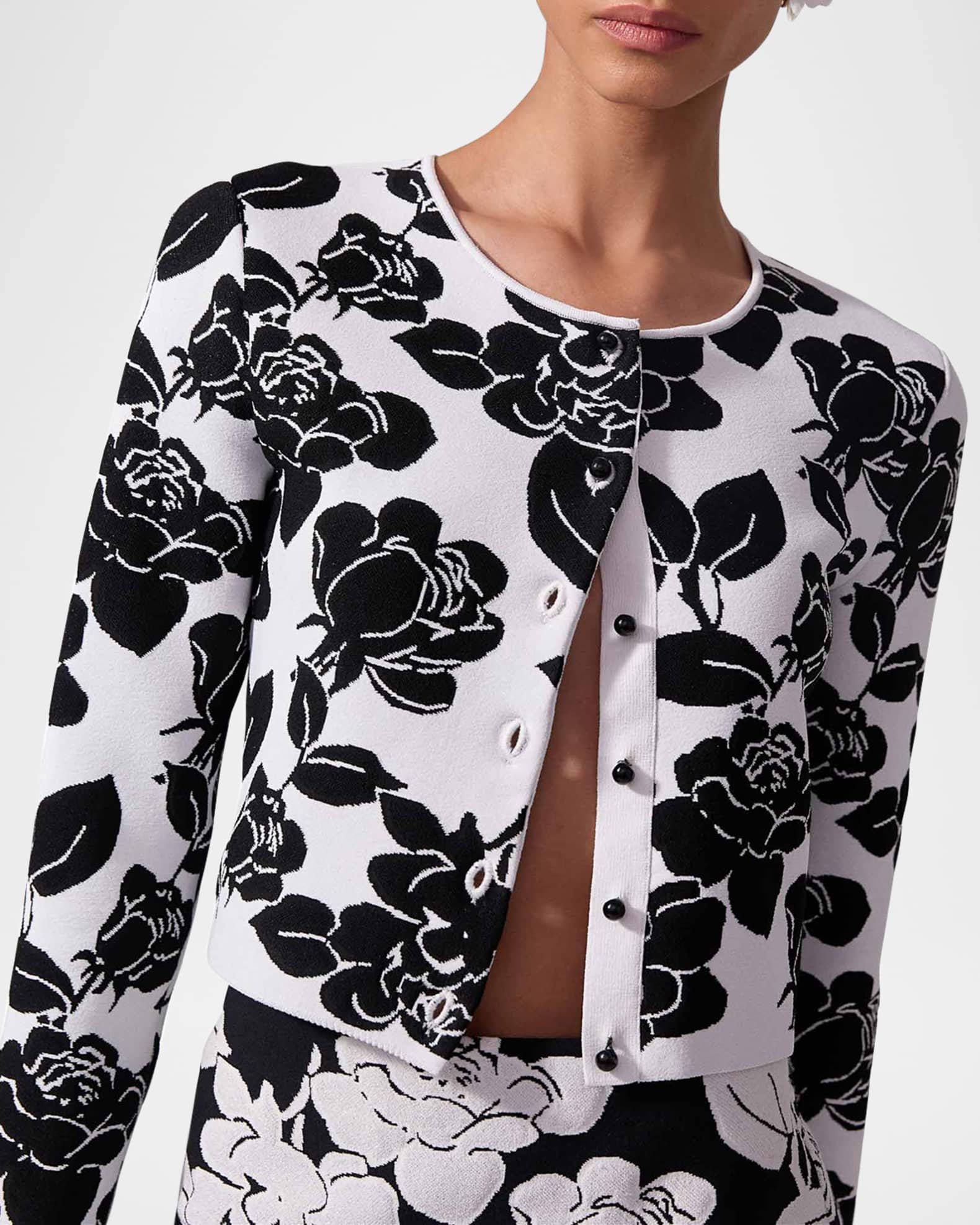Flower Crop Cardigan 1