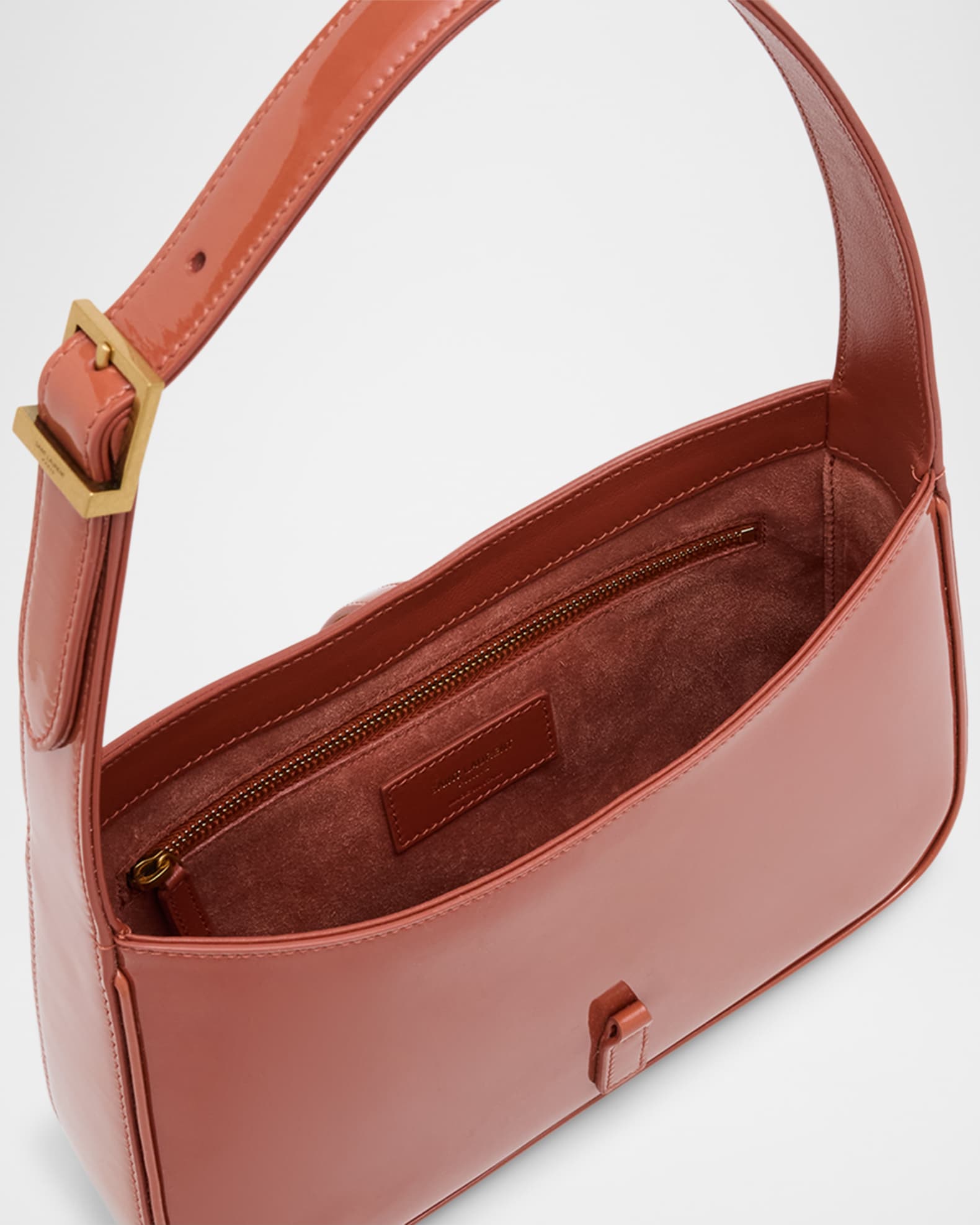 ショルダーバッグ・ポシェット SAINT LAURENT Women Shoulder Bags 821749 AAEAX 2357 BROWN SAINT LAURENT Le 5 à 7 Supple small leather shoulder bag