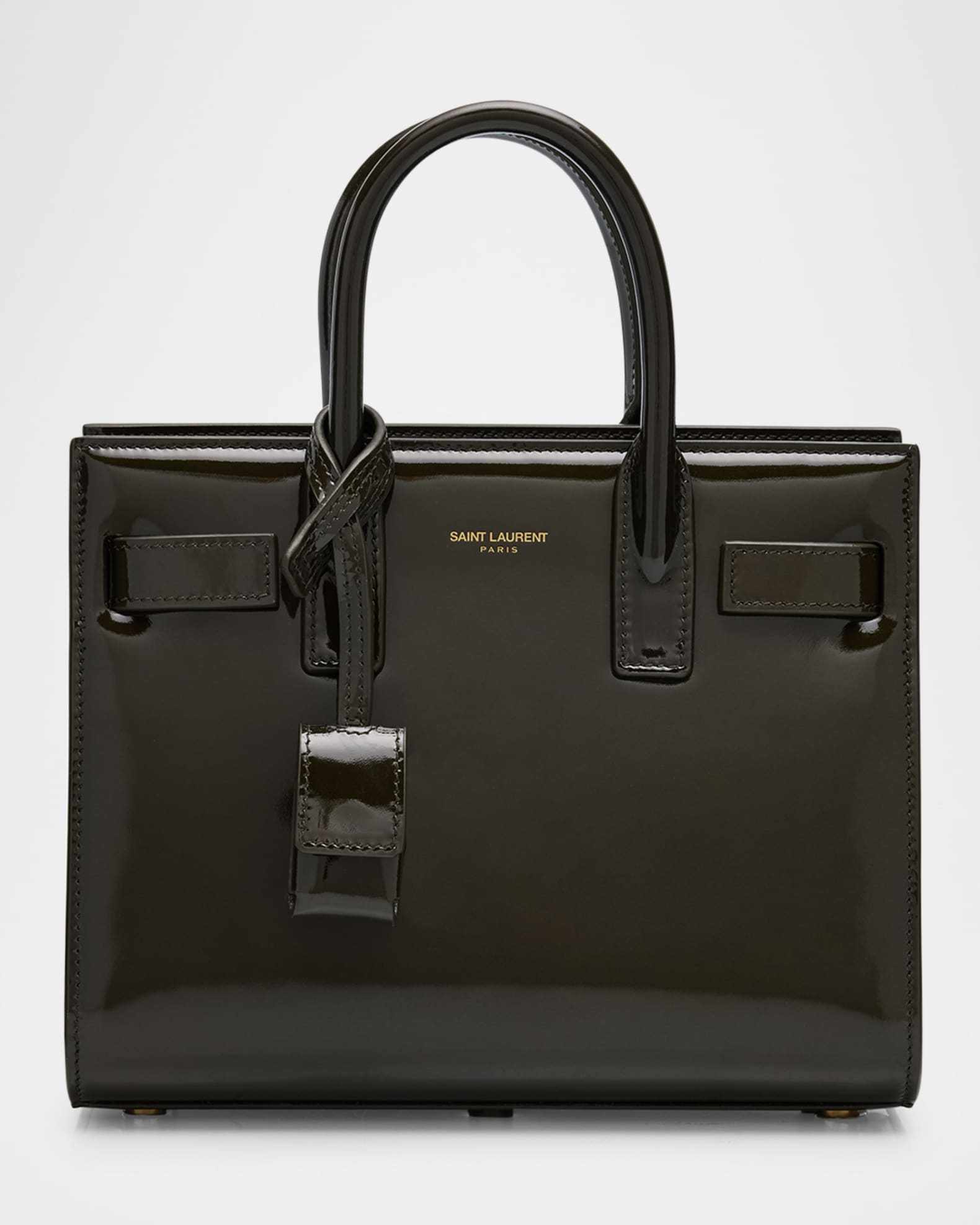 人気商品ランキング Laurent Saint Sac Patent in Bag Top-Handle Nano Jour de トップス