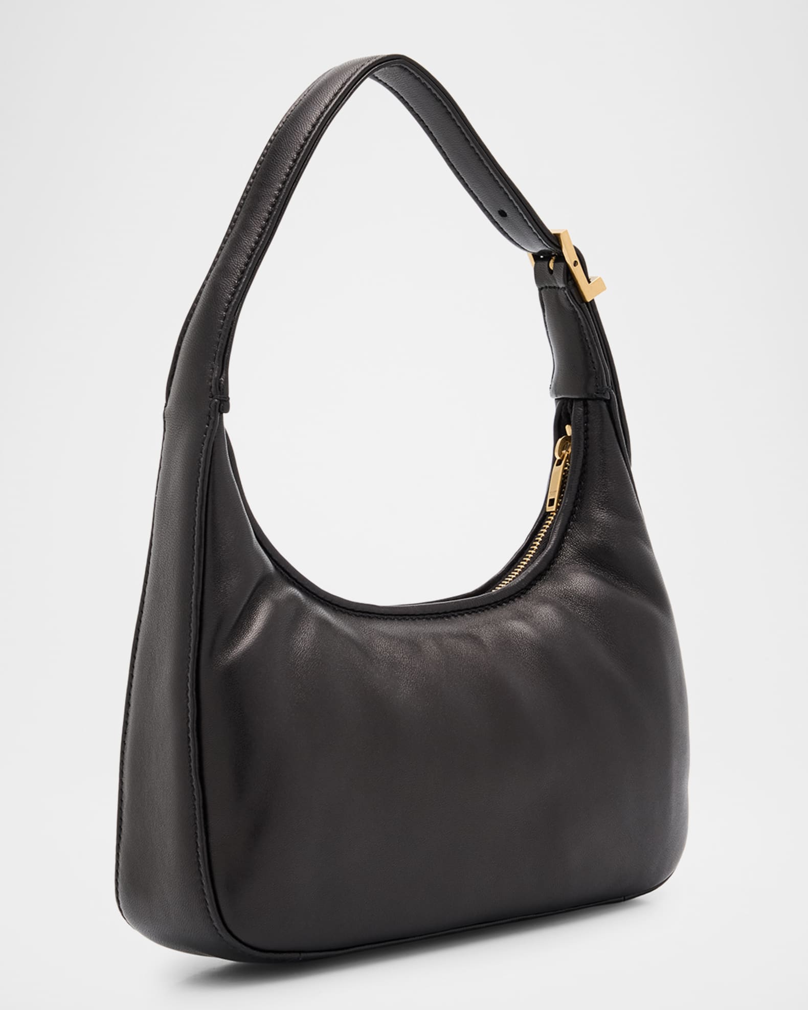 ショルダーバッグ・ポシェット SAINT LAURENT CALYPSO MINI HOBO BAG IN PLONGE LAMBSKIN Saint Laurent Calypso Mini Hobo Bag in Plunged Lambskin