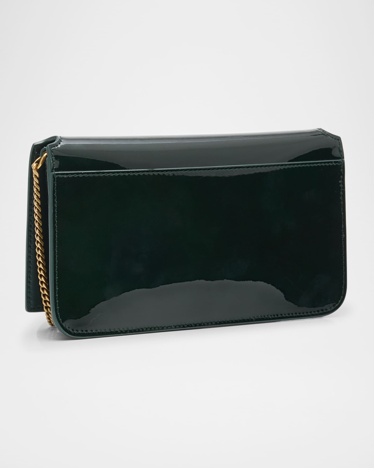 Saint Laurent YSL Phone Holder Crossbody Bag in Patent